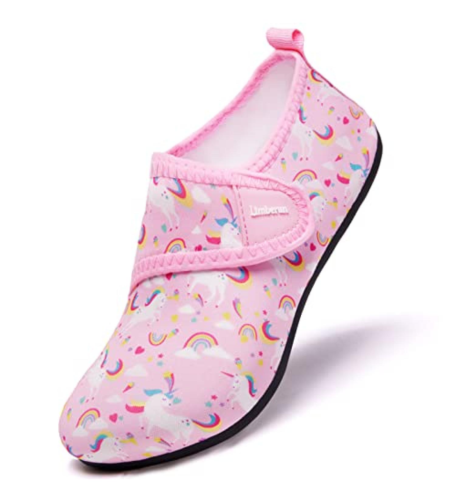 Kids Unicorn Pink Water Shoes - Quick-Dry Aqua Sports Shoes for Boys & Girls - Buy Online on SooperMarket.com