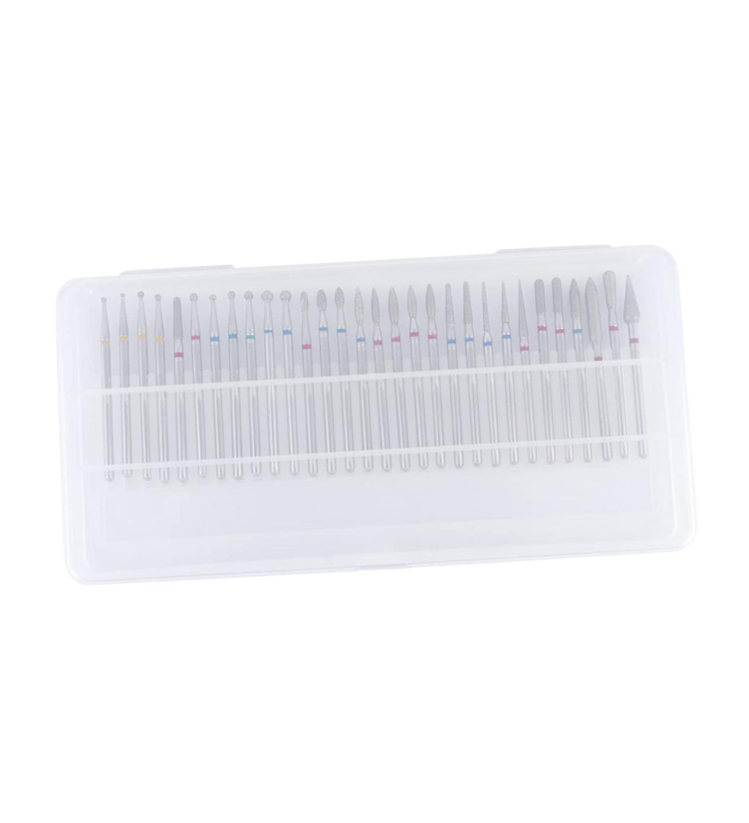 minkissy 1 Box Acrylic Nail File Drill Bit Cylinder Head Nail Art Kit Grinding Head for Nail Grinding Head Polisher Nail Care Polishing Drill Nail Goue Nail Drill To Rotate Manicure Suite - Buy Online on SooperMarket.com