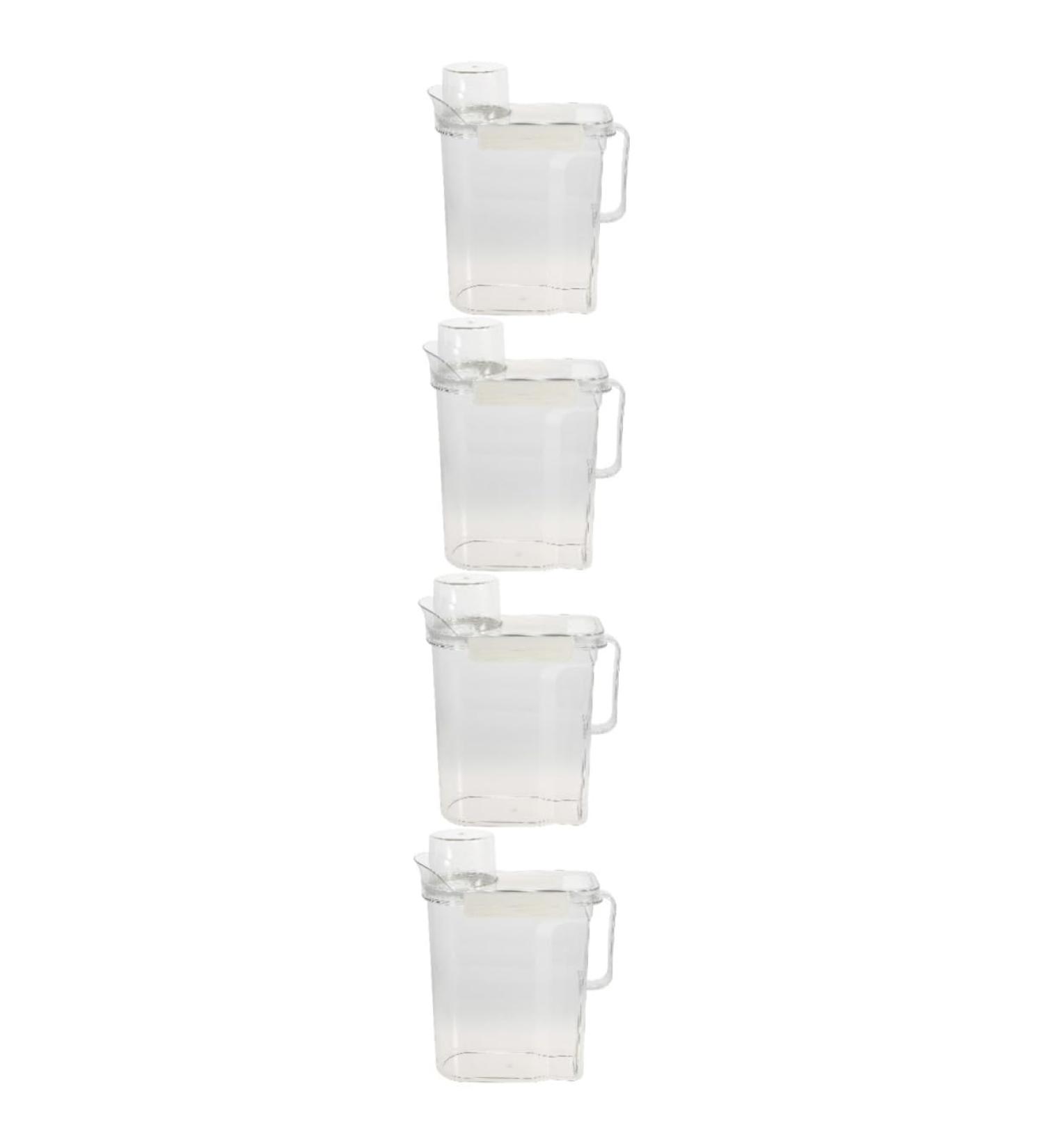 FOYTOKI 4pcs Laundry Storage Box Laundry Holder Basket Lotion Plastic Transparent - Buy Online on SooperMarket.com