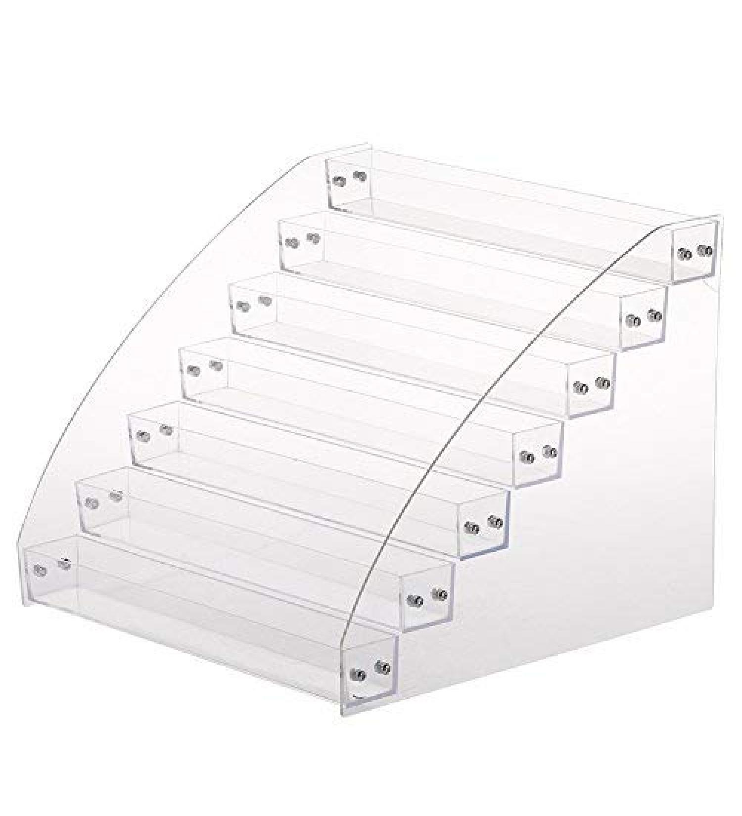 Buy Acrylic Nail Polish Display Stand - 6 Types 7 Layers Makeup Organizer for Perfect Storage | International Shipping Available - Buy Online on SooperMarket.com