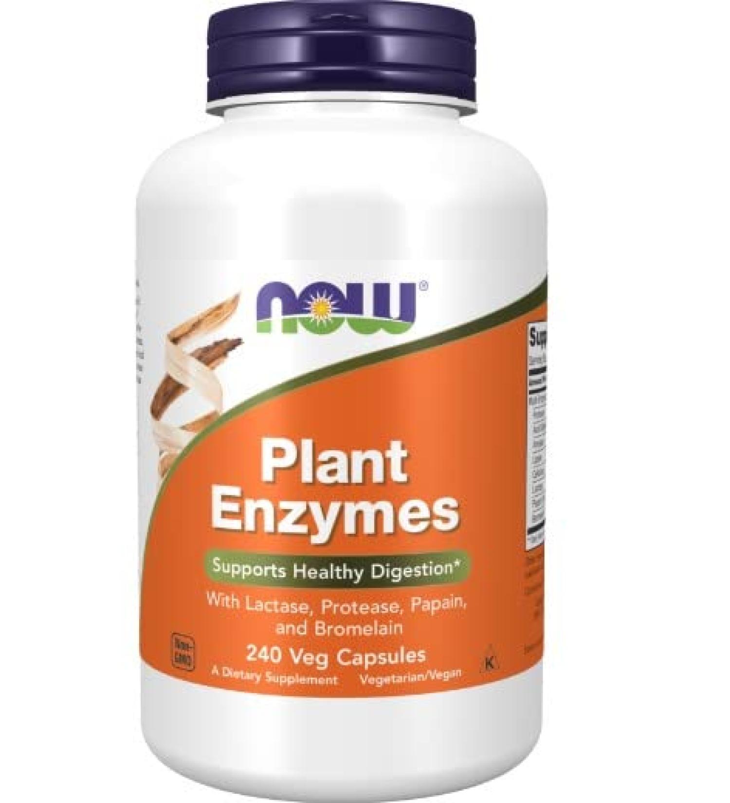 Now Foods Plant Enzyme Mix 240 Vegan Capsules - Buy Online on SooperMarket.com