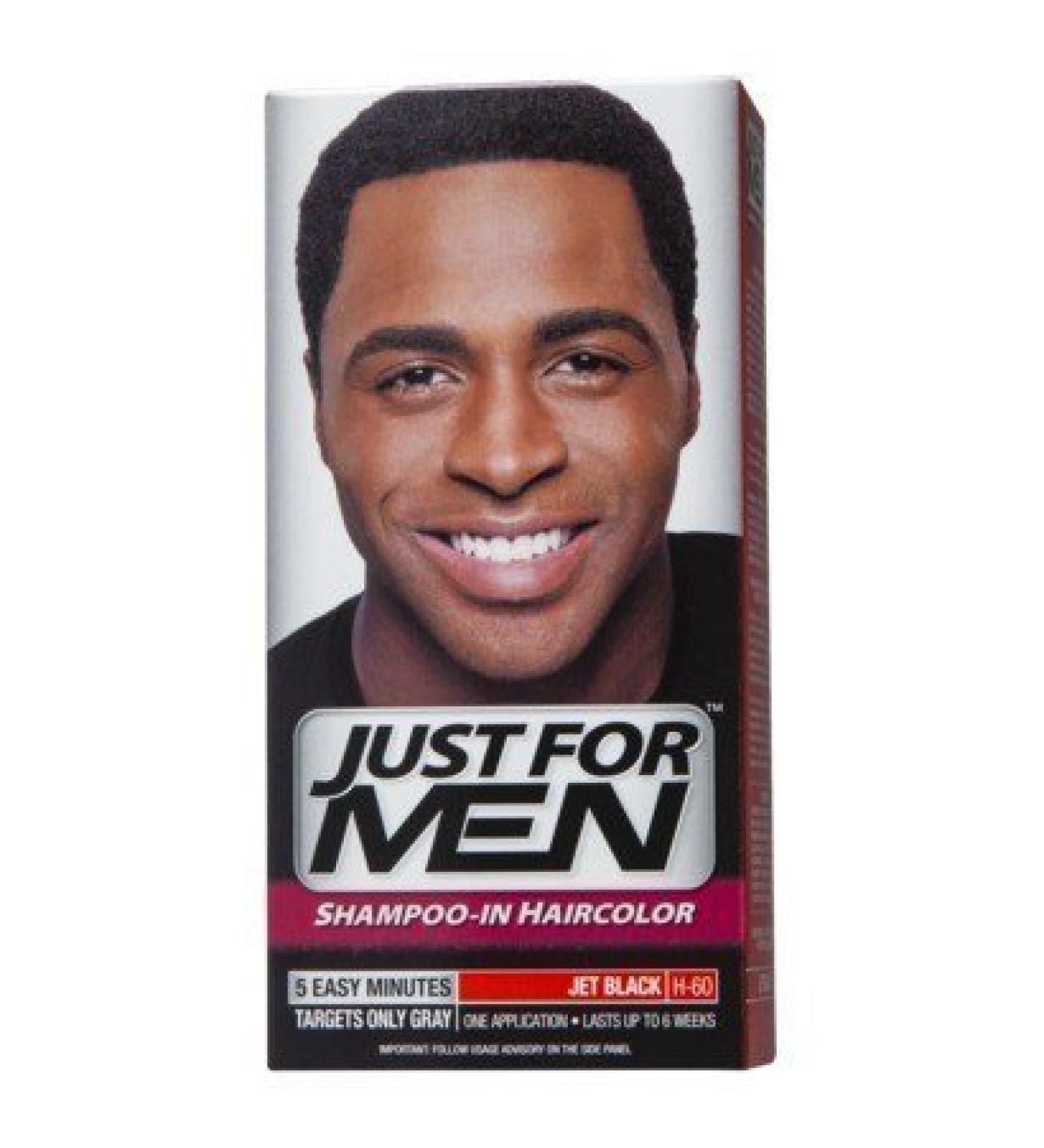 Just For Men Shampoo In Haircolor Real Black H 55