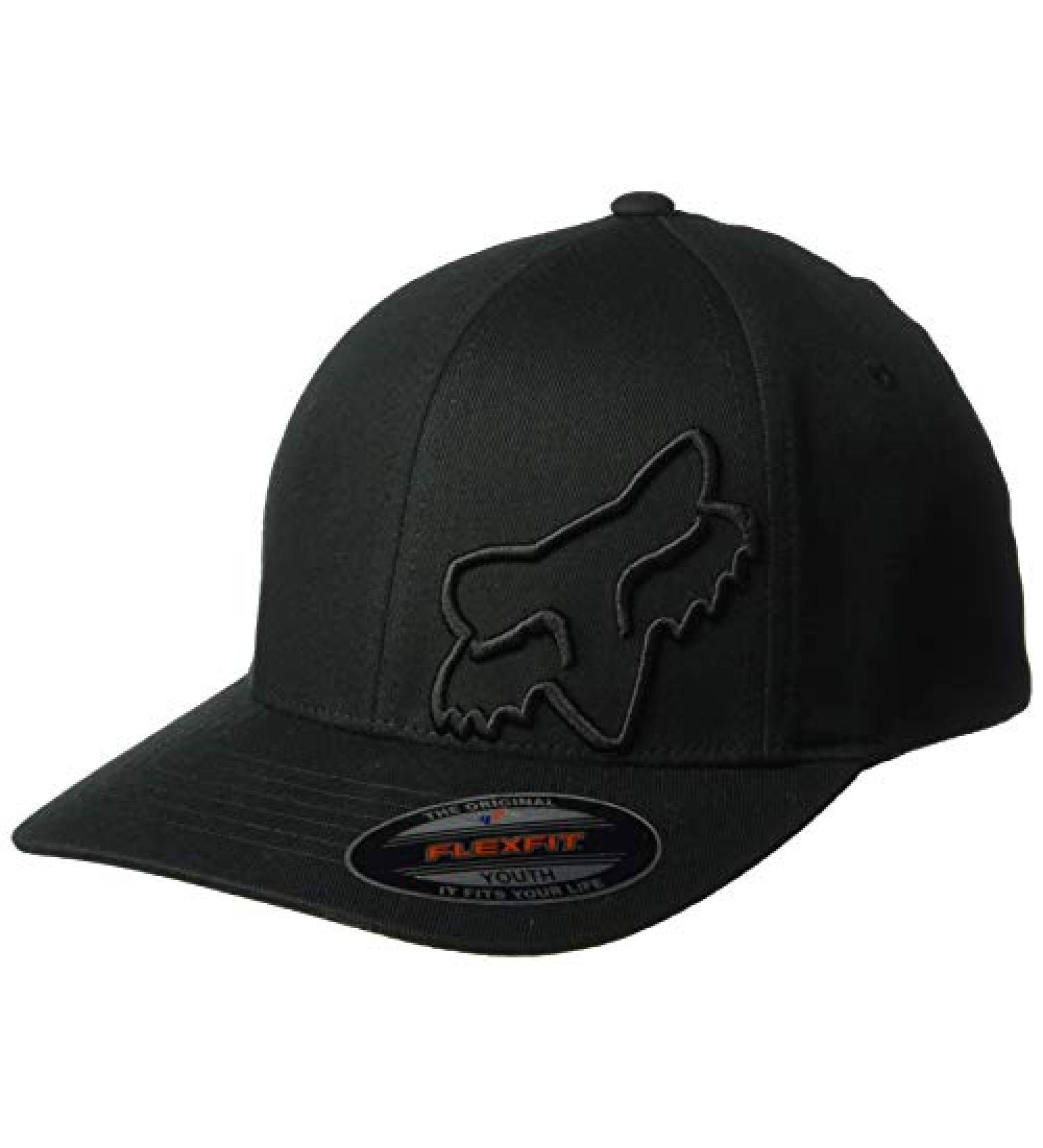 Fox Racing Boys' Youth Flex 45 Flexfit Hat Black - One Size | Shop Now - Buy Online on SooperMarket.com