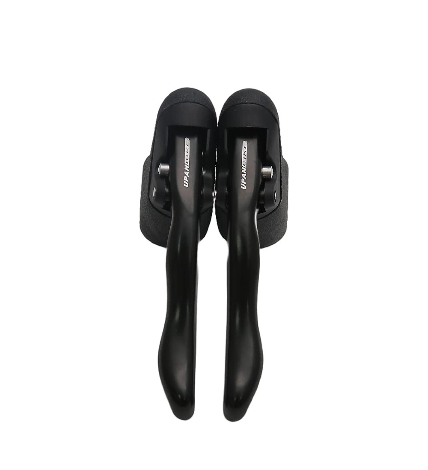 UPANBIKE Road Bicycle Fixie Drop Handlebar Brake Levers Set - Time Trial Ergo Black - Buy Online on SooperMarket.com