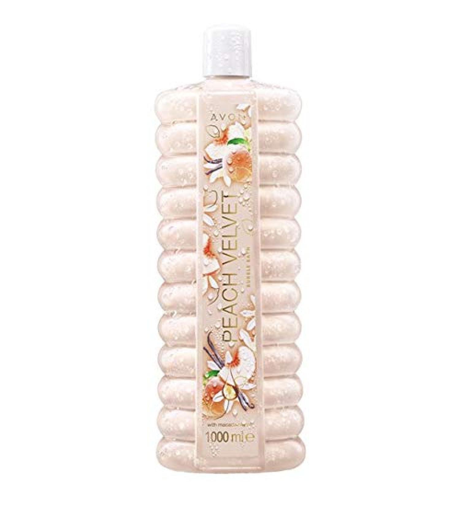 KnBo Avon Bubble Bath Foam Bath VELVETY PEACH 500 ml *NEW*OVP*