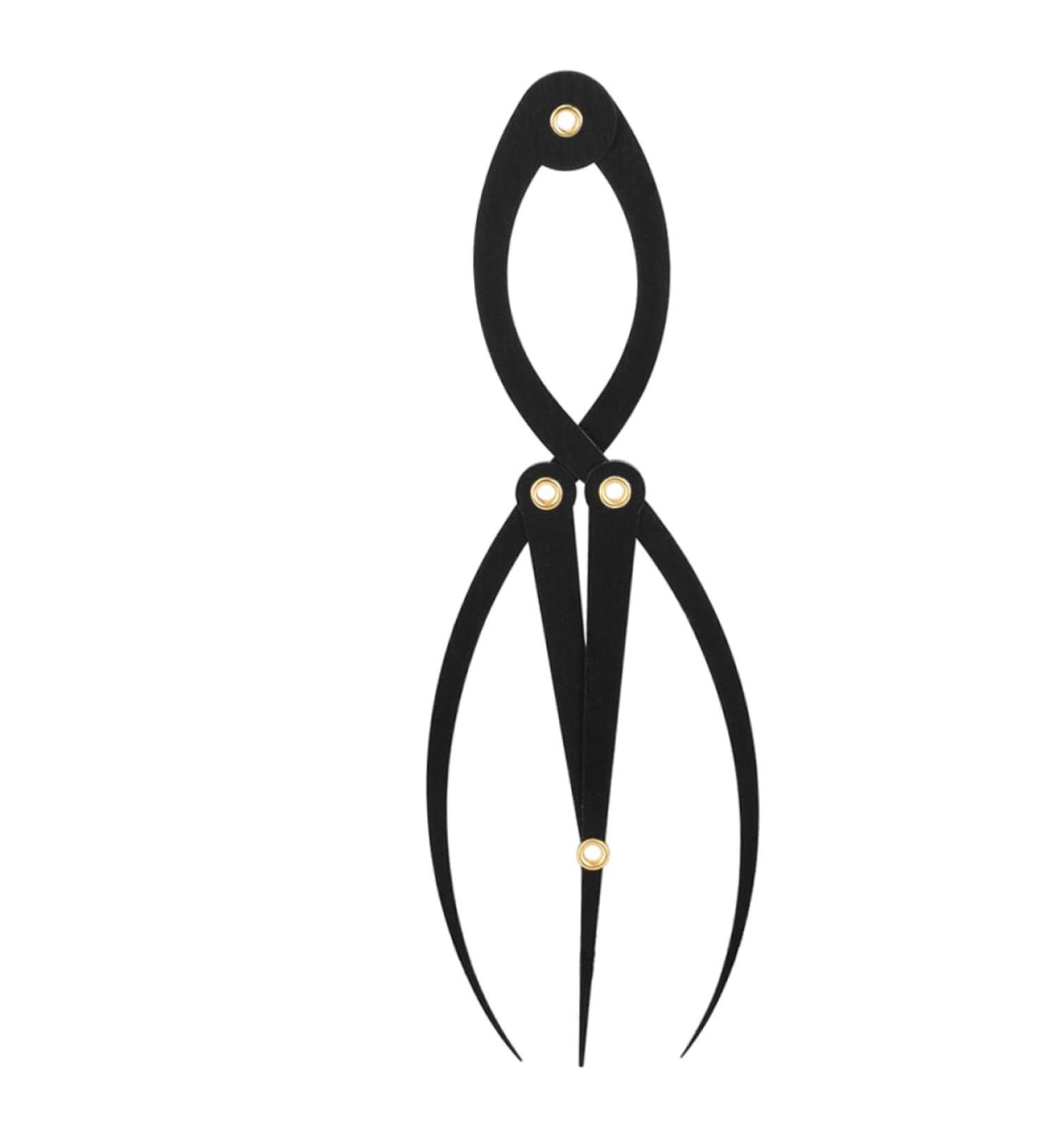 Gogogmee Metal Eyebrow Ruler Eyebrow Tools Stainless Steel Ruler for Eyebrow Positioning Ruler Curve - Buy Online on SooperMarket.com