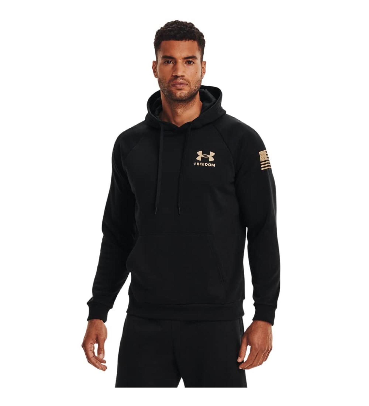 Under Armour Men's New Freedom Flag Black Hoodie - Size Large - Buy Online on SooperMarket.com