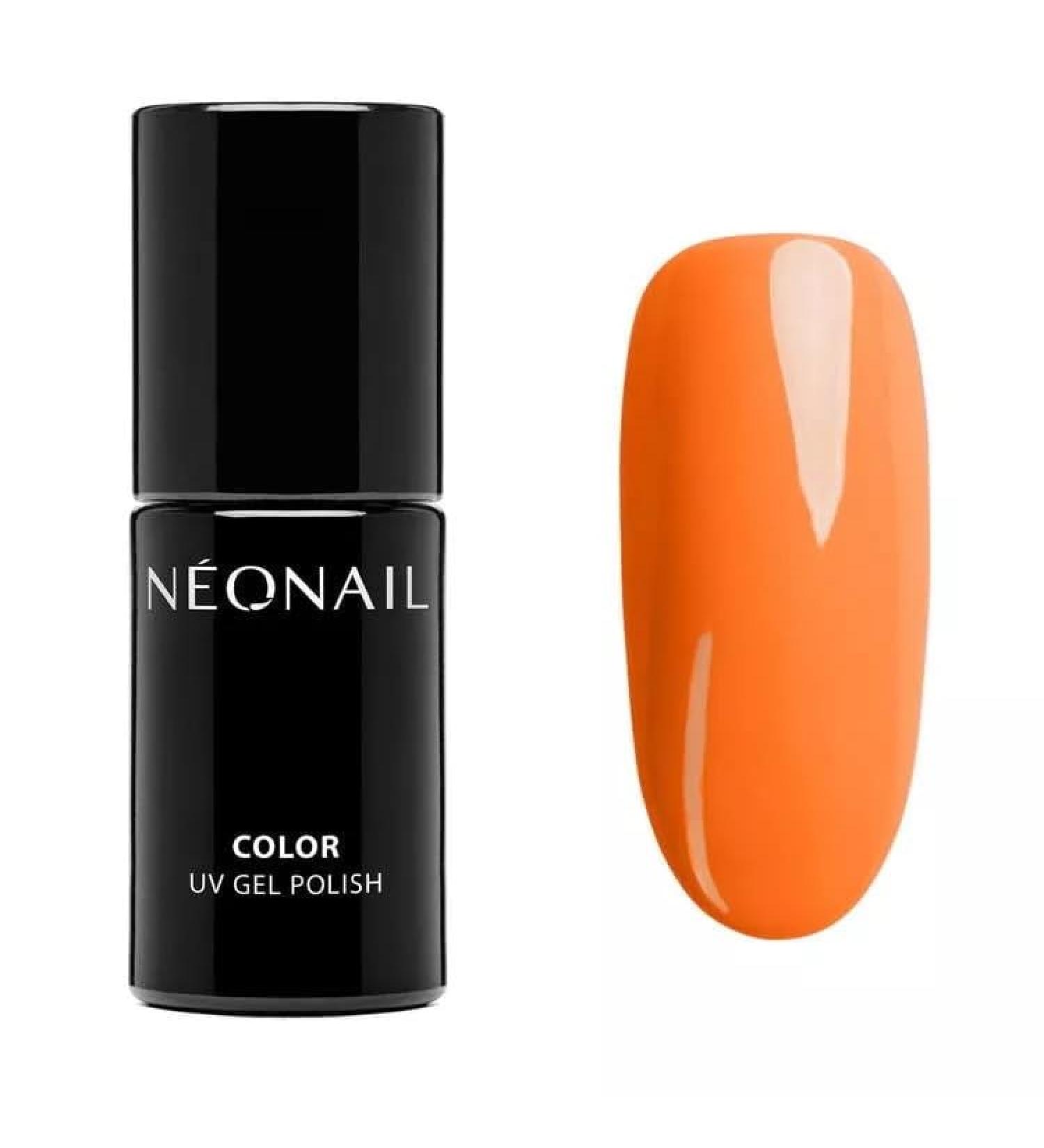 NEONAIL UV Nail Polish 7.2 ml - Orange Spritz Mood | Gel Nail Varnish for Perfect Nail Design | Long-Lasting Shellac Color - Buy Online on SooperMarket.com