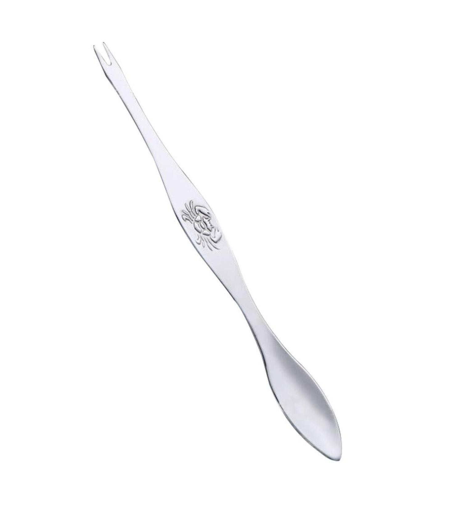 Alloy Steel Pliers Multi-Purpose Stainless Crab Eating Fork Tool Kitchen Dining & Bar Fingernail Scrub Brush Hard Bristles (Silver One Size) Silver One Size - Buy Online on SooperMarket.com