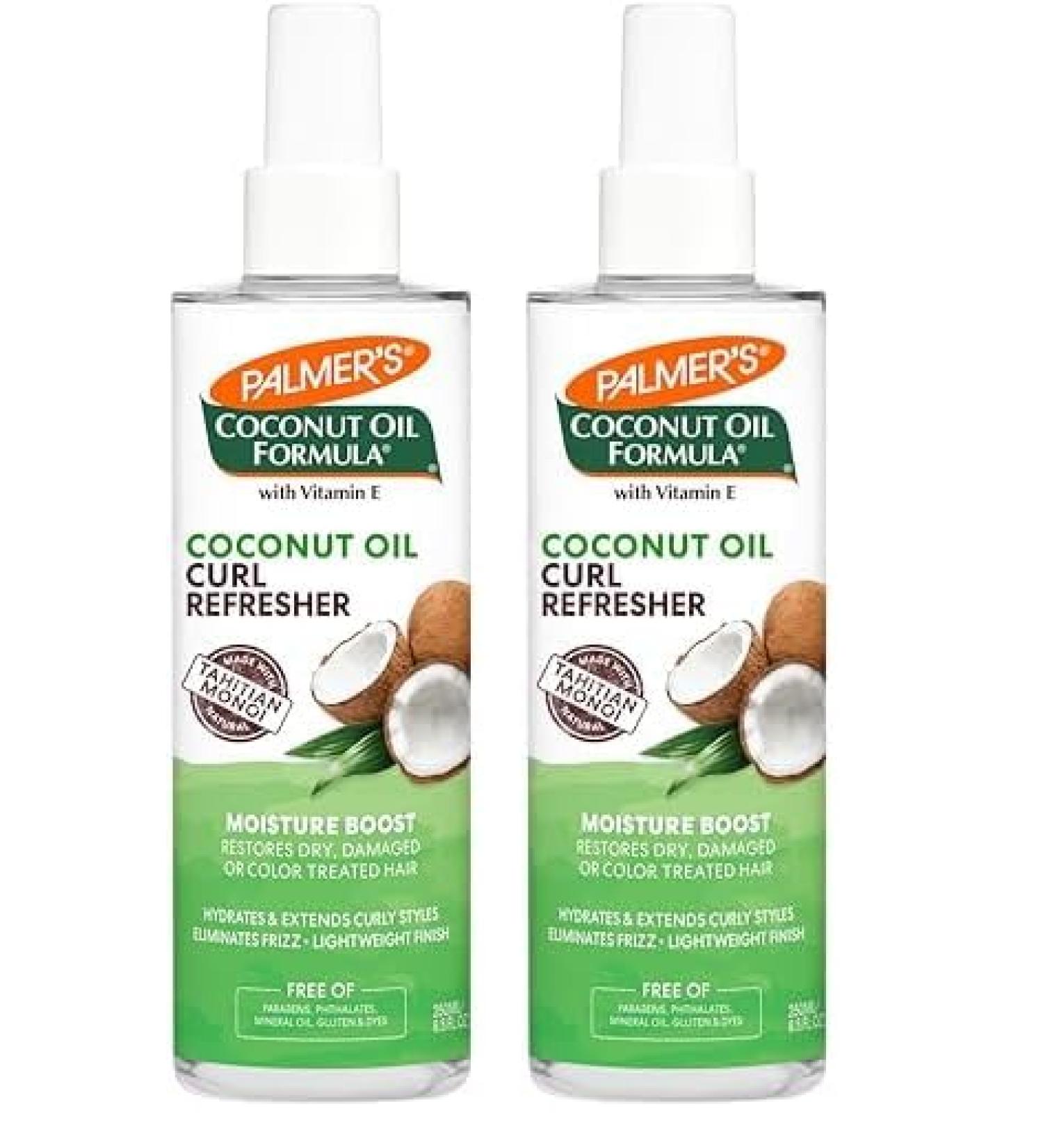 Palmer's Coconut Oil Formula Moisture Boost Curl Refresher Spray 8.5 Ounce (Pack of 2) 8.5 Fl Oz (Pack of 2) - Buy Online on SooperMarket.com