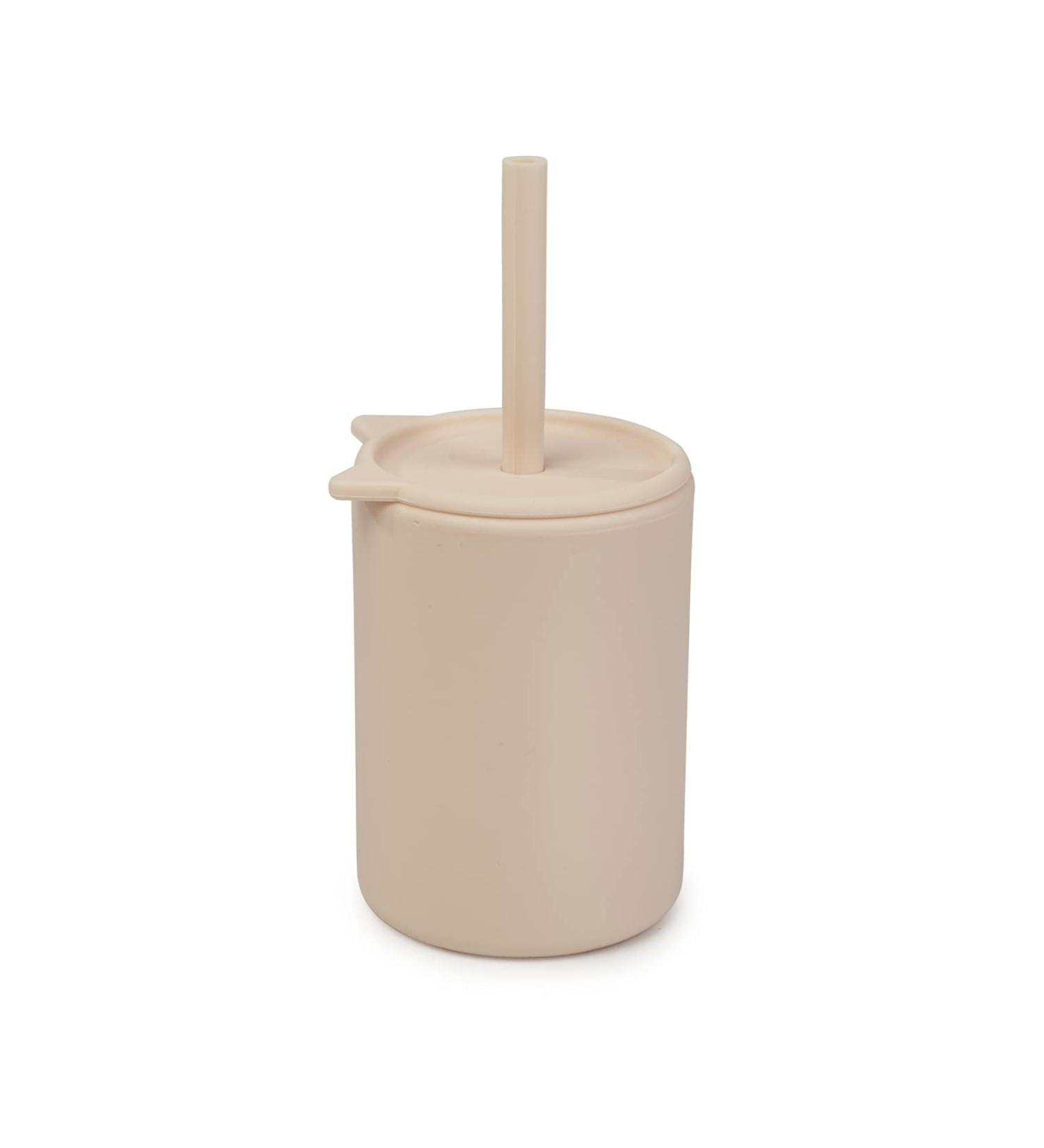 Straw Cups for Toddlers 12M+  Silicone Baby Cup with Straw Non-smell  Silicone Straw Cup 5oz. New- Milk - Buy Online on SooperMarket.com