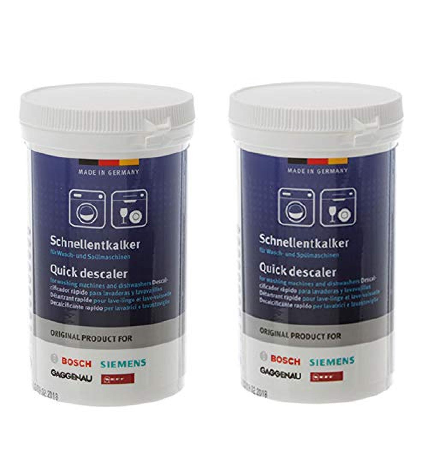 Bosch 00311918 Quick Descaler for Washing Machines and Dishwashers - 2-Pack - Buy Online on SooperMarket.com