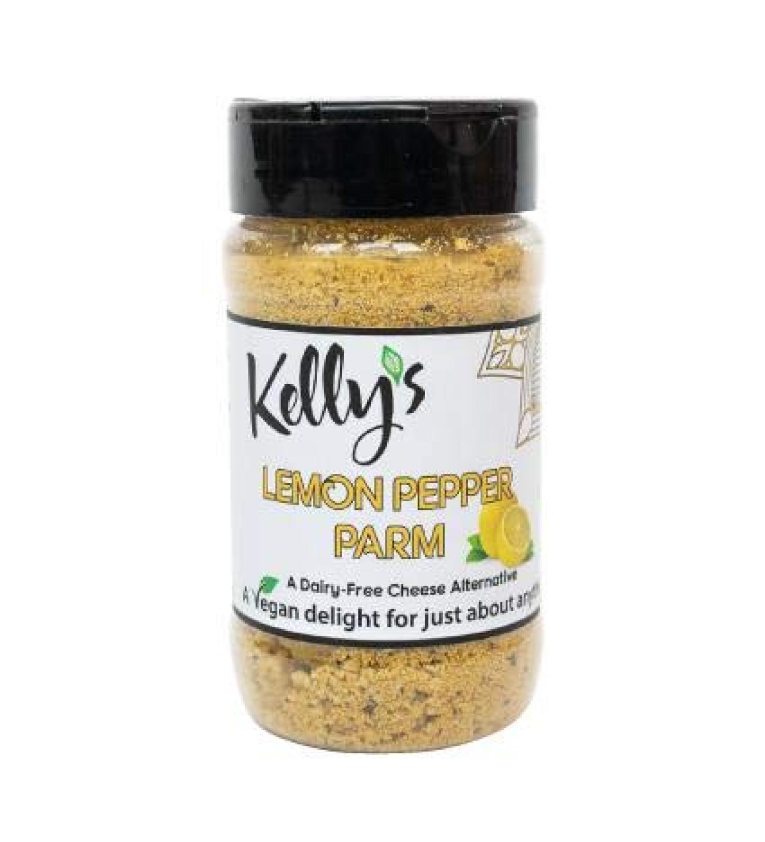 Kelly's Gourmet Lemon Pepper Parmesan Cashew Cheese - 1-Pack | Dairy-Free & Delicious - Buy Online on SooperMarket.com