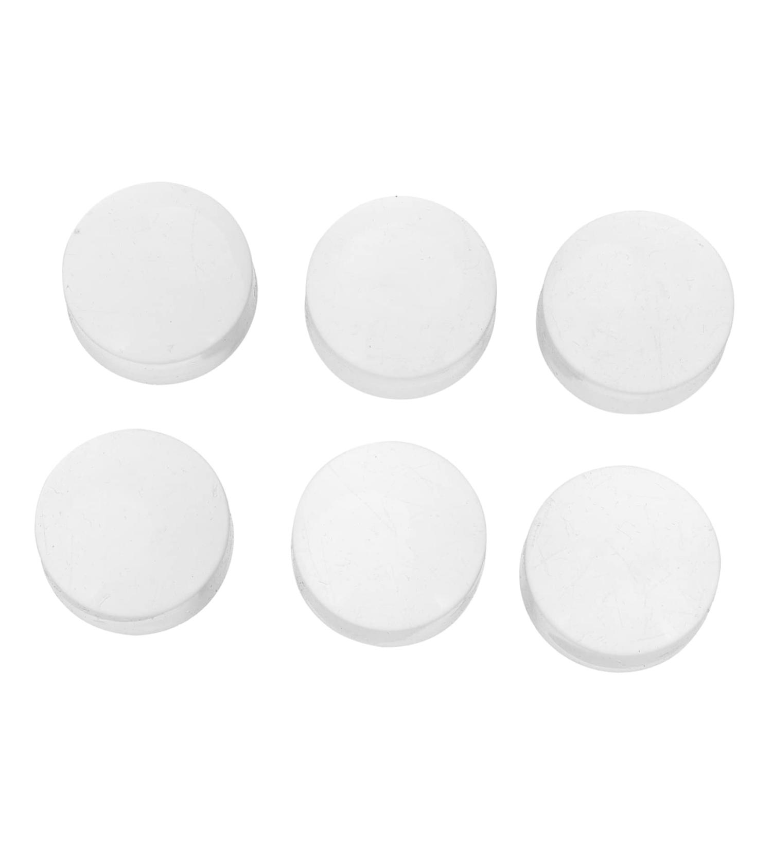 Ipetboom French Tip Nail Tool 6pcs Nail Art Silicone Stamp Silica Gel Cosmetic Transfer Seal Manicure Tools 2.50X2.50X1.30CM Transparent 1 - Buy Online on SooperMarket.com