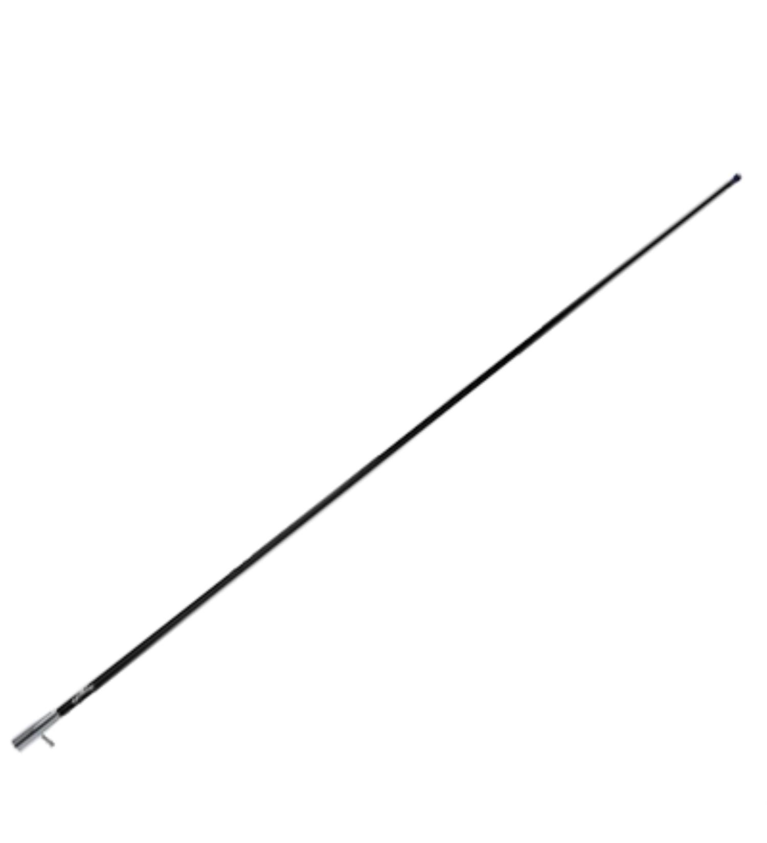 Glomex US VHF Antenna, 5', 3dB, Chrome, Black