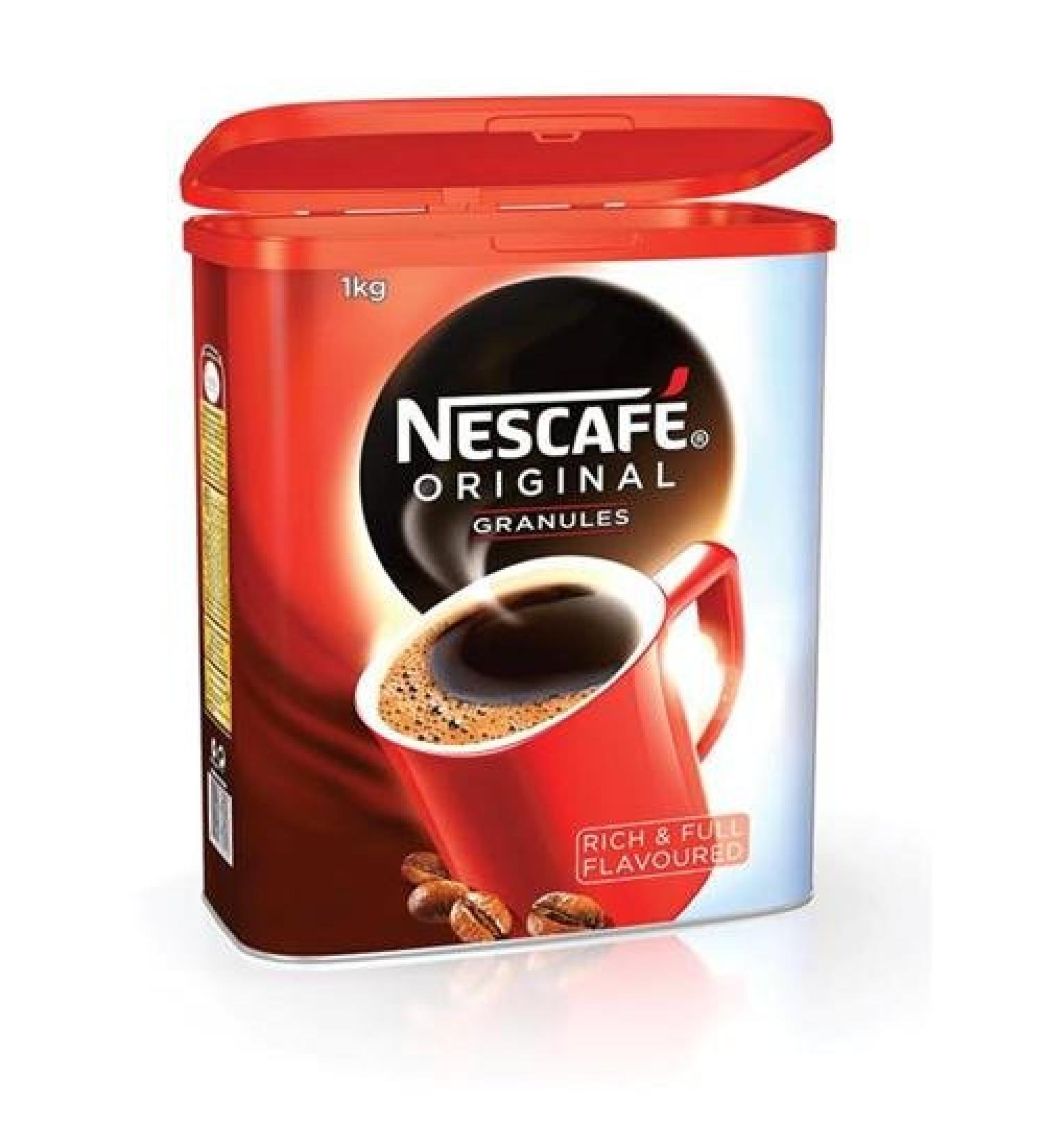 Nescafe Original Instant Coffee Granules Tin 1kg Ref 12079950 123315