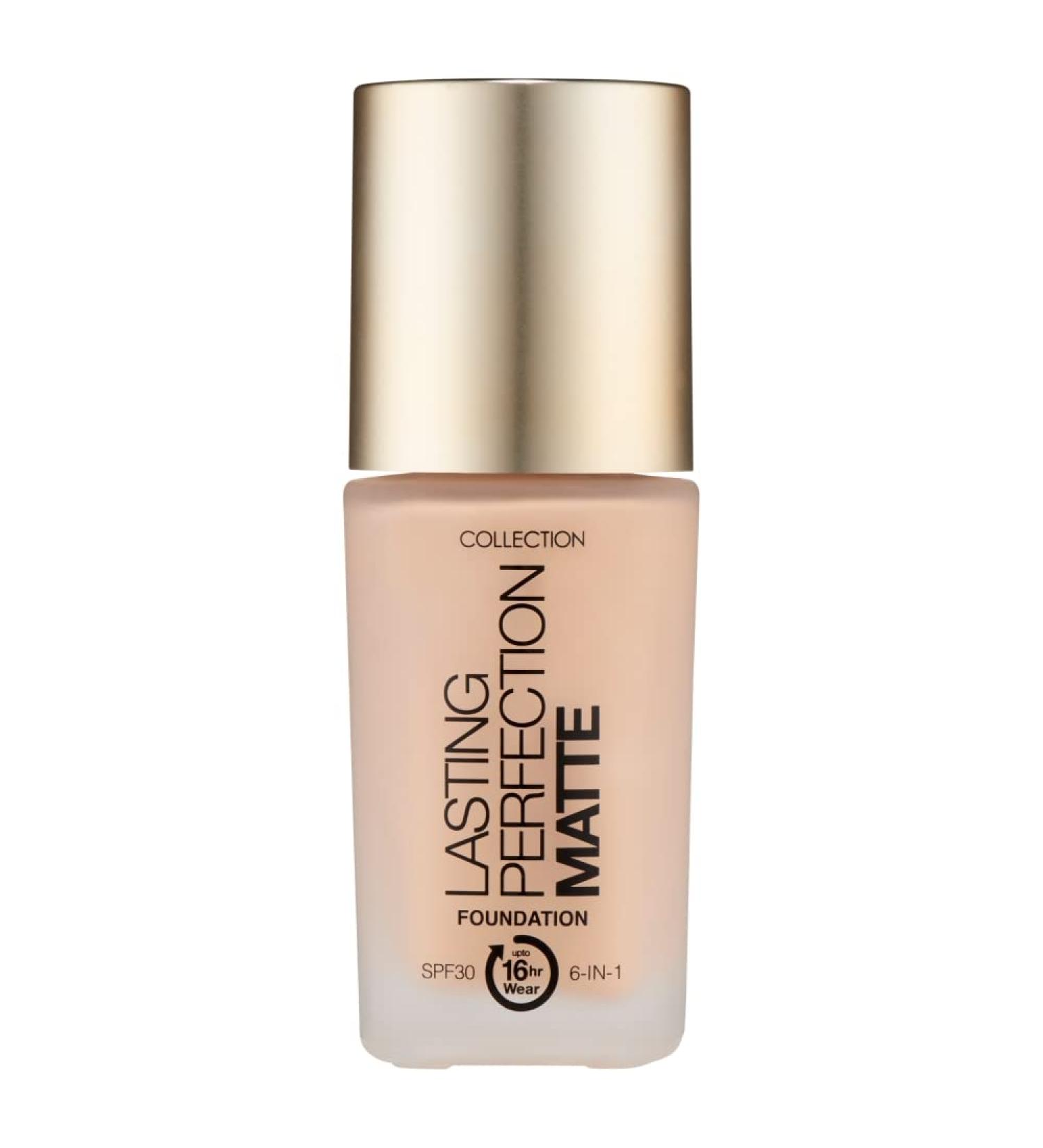 Collection Cosmetics Lasting Perfection Matte Foundation 27ml Biscuit - Full Coverage - Buy Online on SooperMarket.com