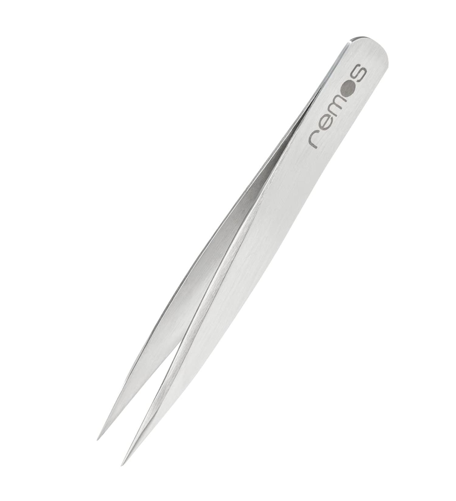 REMOS Mini Splinter Tweezers - Fine Tip Stainless Steel - 6 cm | Precision Tool for Safe & Easy Removal - Buy Online on SooperMarket.com