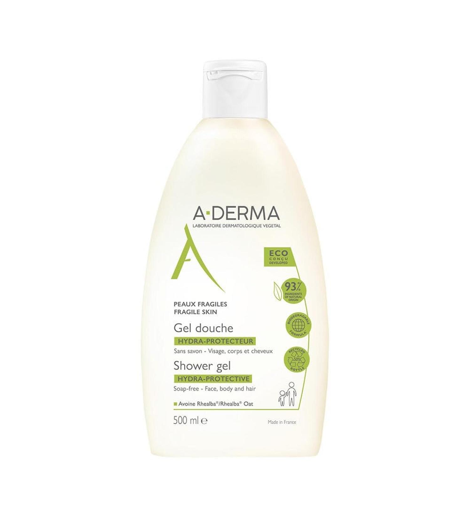 A-DERMA Shower Gel Hydra-Protective 500ml