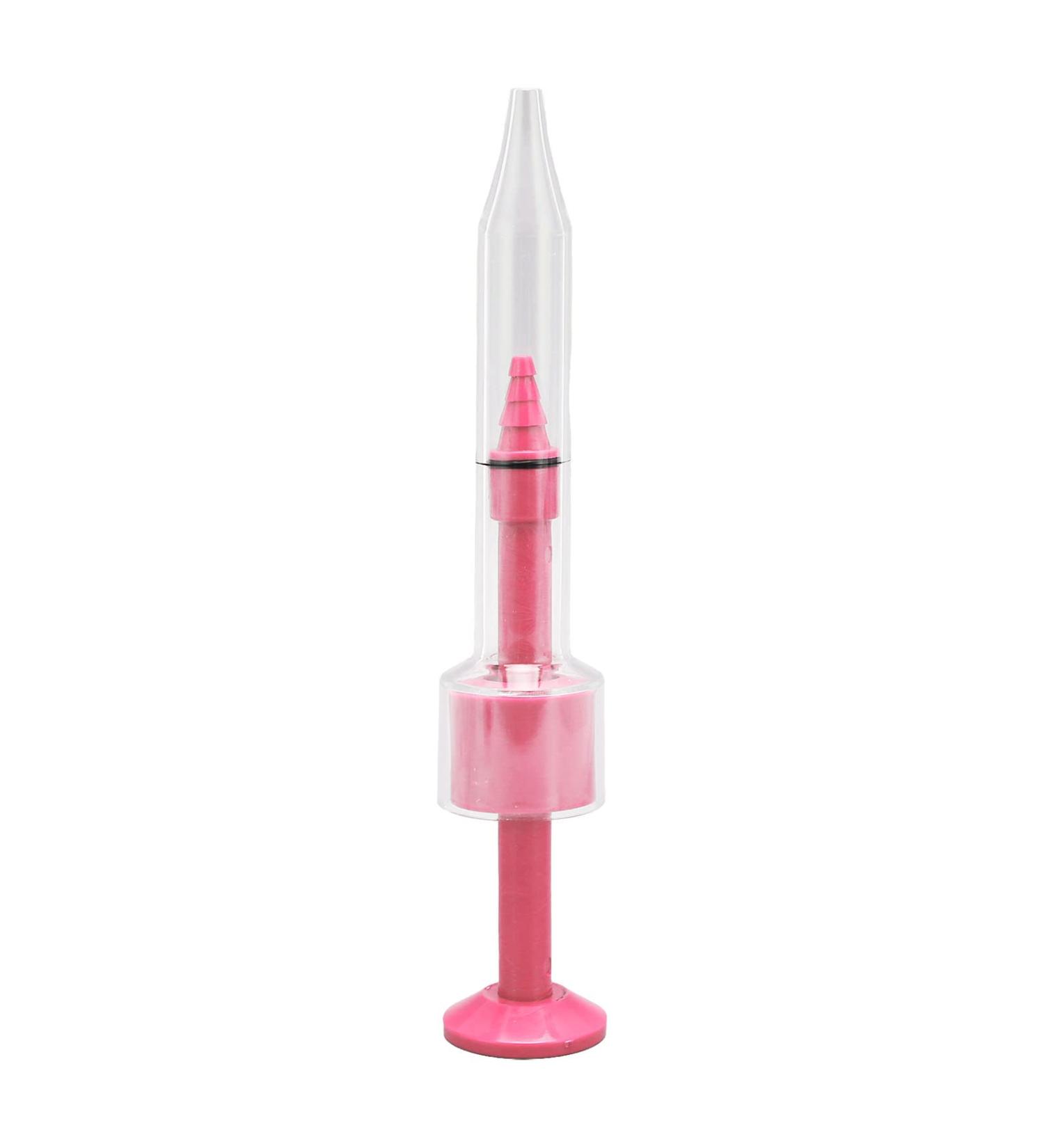 Portable 3.5mm Pink Syringe Ear Impression Injector for Hearing Devices - Refillable & Safe - Buy Online on SooperMarket.com