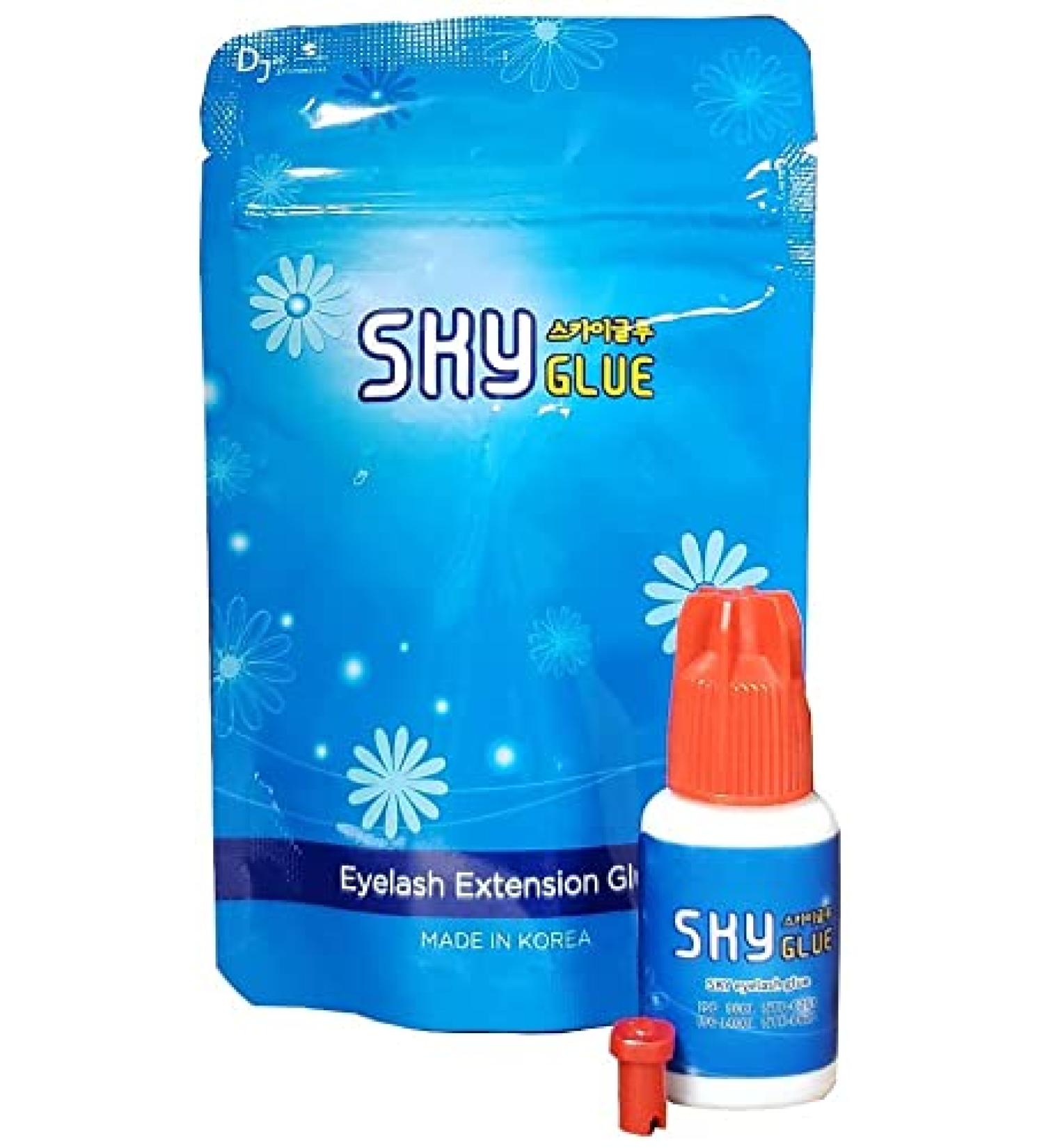 SKY S+ Eyelash Extension Glue 5ml - Advanced Tech for 6-8 Weeks Lasting - Buy Online on SooperMarket.com