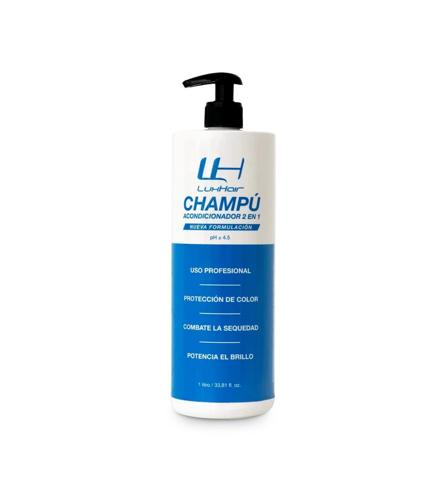 LuxHair Nourishing Shampoo for Natural and Synthetic Hair Colour Protection for Human Hair Wigs or Hair Prostheses | Brown and Dark | 1L | - Buy Online on SooperMarket.com