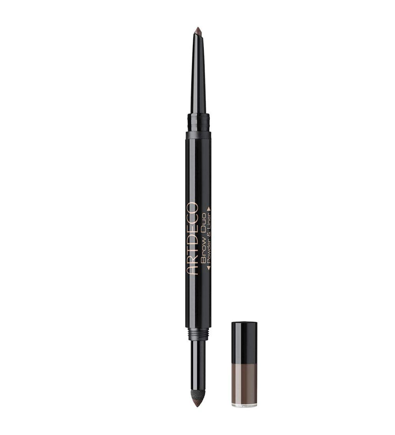 ARTDECO Brow Duo Powder & Liner - 2-in-1 Eyebrow Pencil & Powder 0.8g - Ebony - Perfect for Flawless Brows International Shipping Available - Buy Online on SooperMarket.com