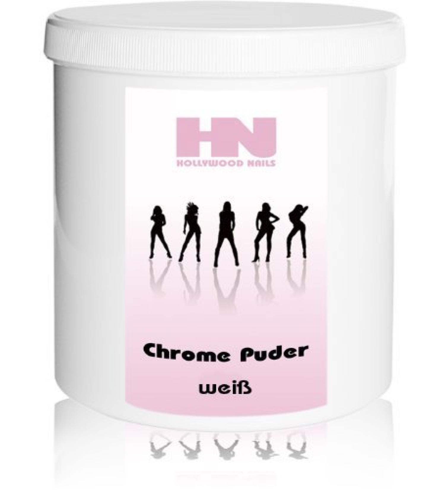 Hollywood Nails Chrome Powder white 500 g