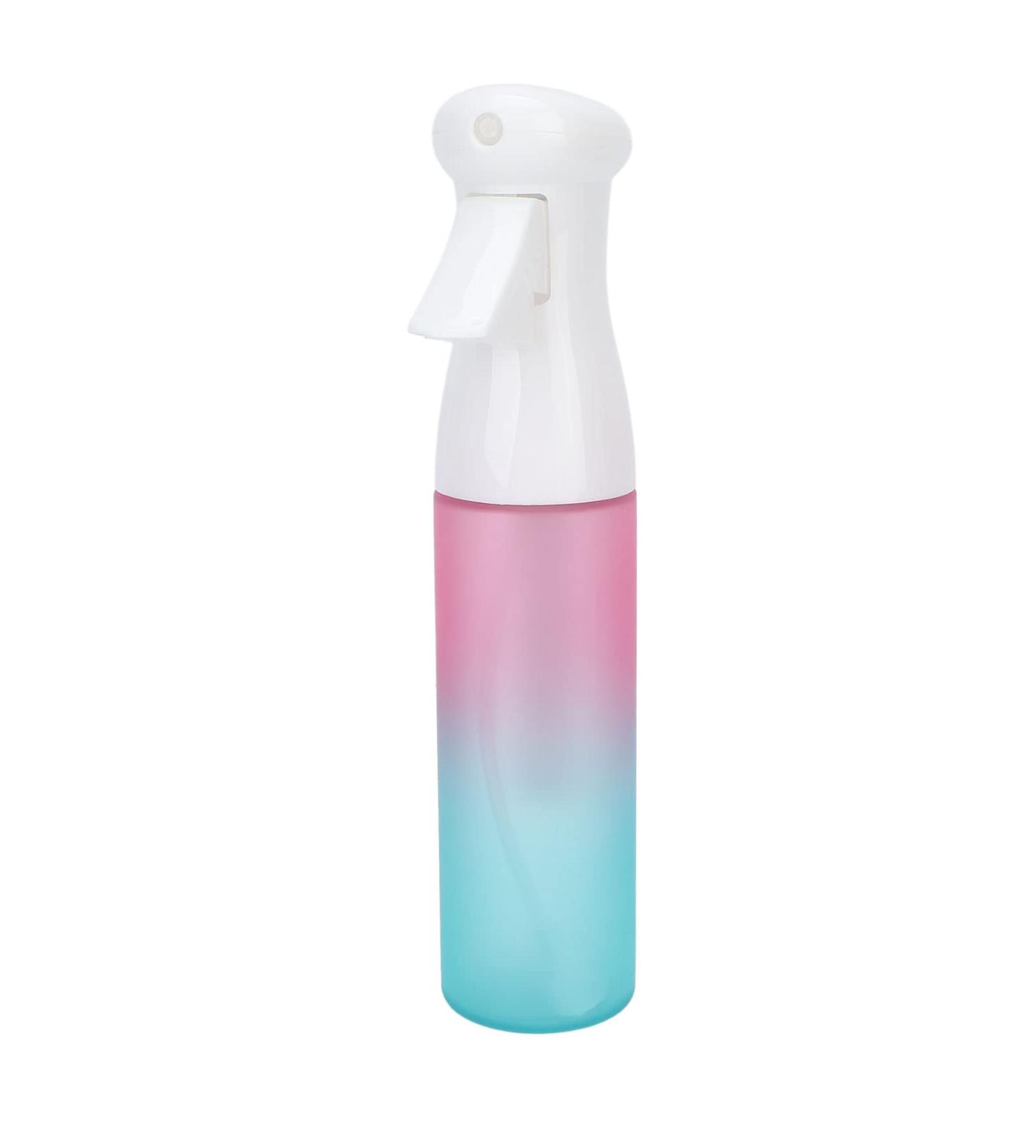 ANGGREK Spray Bottle 300ml Spray Bottle Reusable Proof Plastic Spray Bottle 360 Spray Continuous Mist Ergonomic for Hairstyling neating- Pink Green - Buy Online on SooperMarket.com