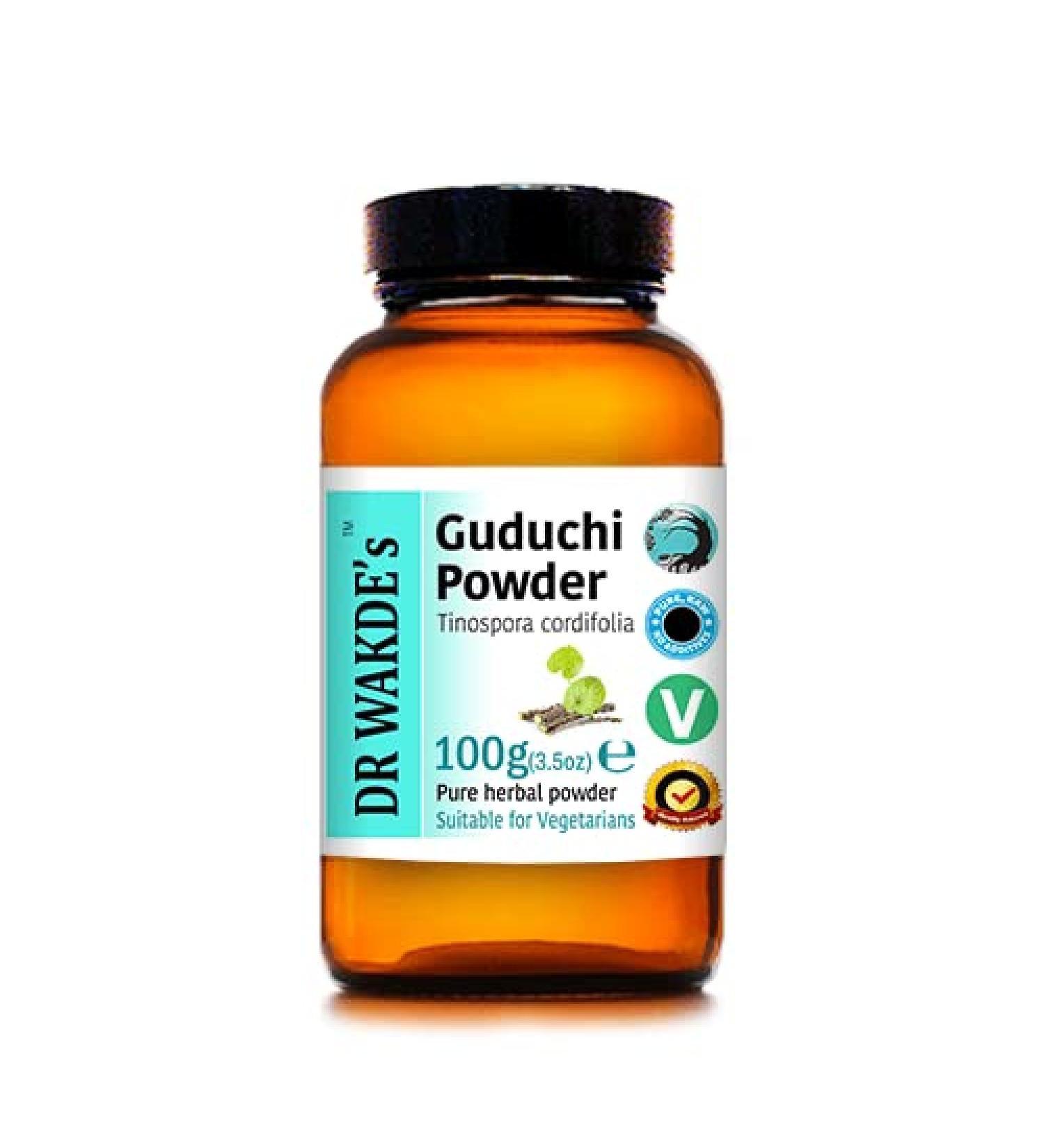 Buy Guduchi Powder (Tinospora cordifolia) 100g - Immune Support & Wellness Supplement - International Shipping Available - Buy Online on SooperMarket.com