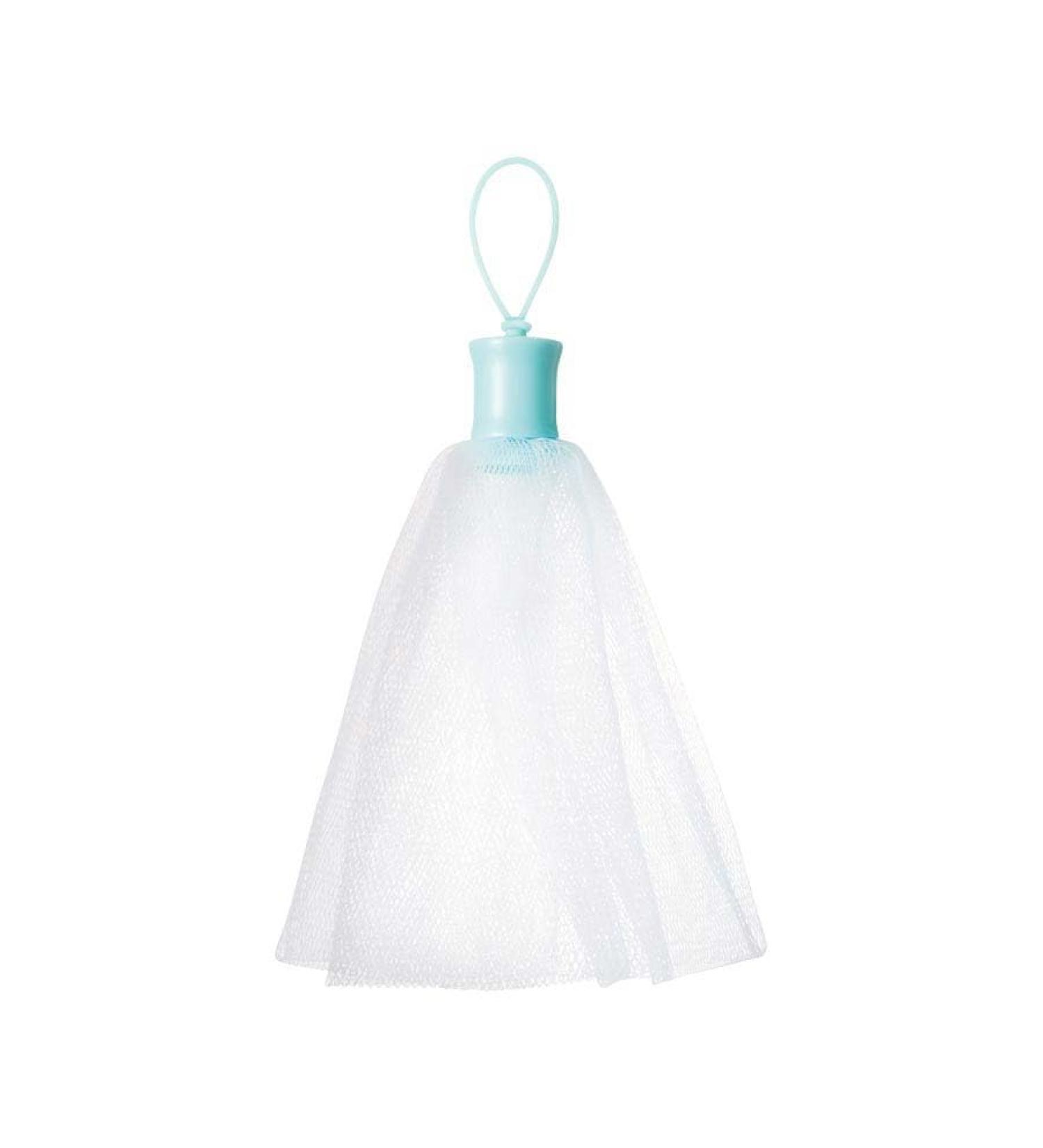 FANCL Foaming Net - Double Layered Facial Foam | 70x70cm | Fine Dense Foam & Clean Storage String | Perfect for Measuring Face Powder - Buy Online on SooperMarket.com