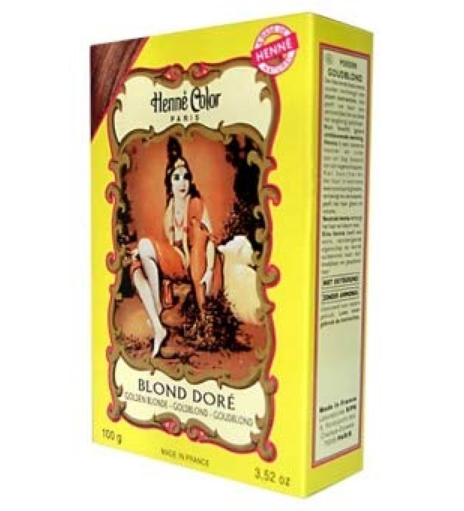 Henna dye powder golden blonde 100g from Dragonspice Naturwaren