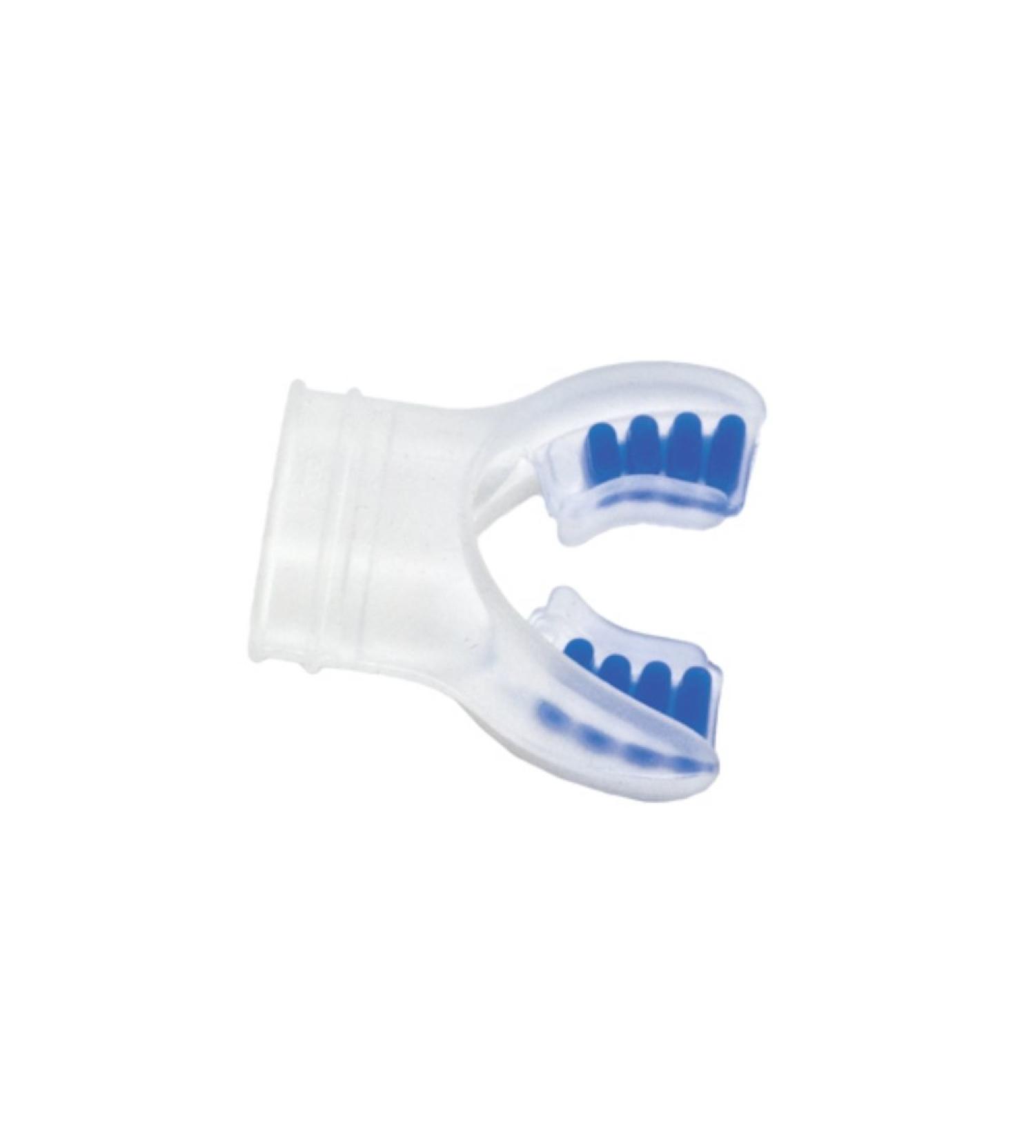 GetWetStore Silicone Mouthpiece w/Color Tab Replacement Scuba Regulator Comfort Fit Mouth Piece Clear/Blue