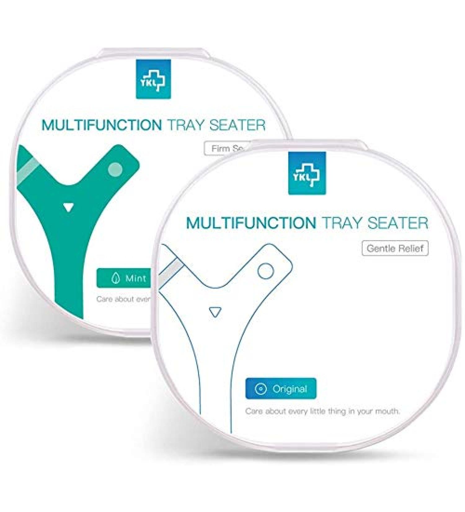 Y-Kelin Y-Shaped Aligner Chewies for Invisalign Trays Aligner Trays Seater- Teeth Chewies for Orthodontic (Green+White soft) - Buy Online on SooperMarket.com