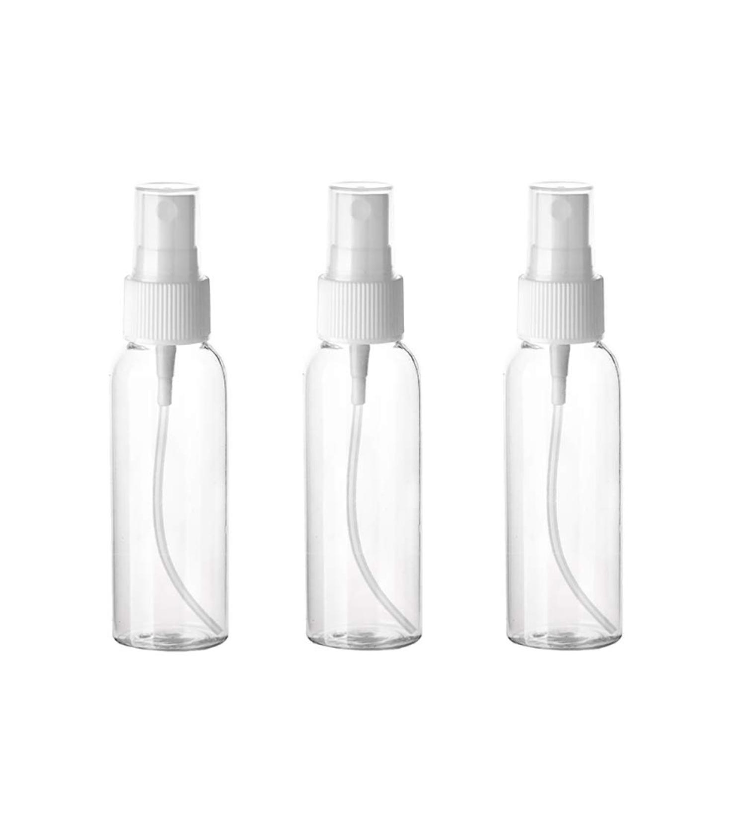 FSSTUD 3-Piece 50ml Clear Plastic Spray Atomizer Set - Travel Bottles for International Shipping - Buy Online on SooperMarket.com
