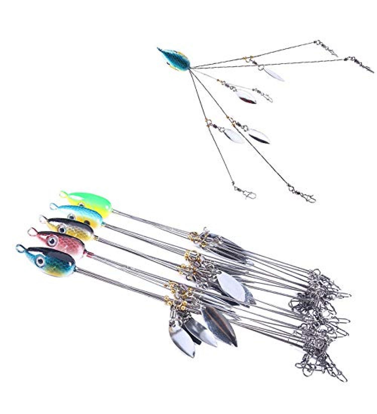Alabama Umbrella Rigs 18cm 8in 16g 1/2oz - 5pcs Bass Fishing Lures - Buy Online on SooperMarket.com