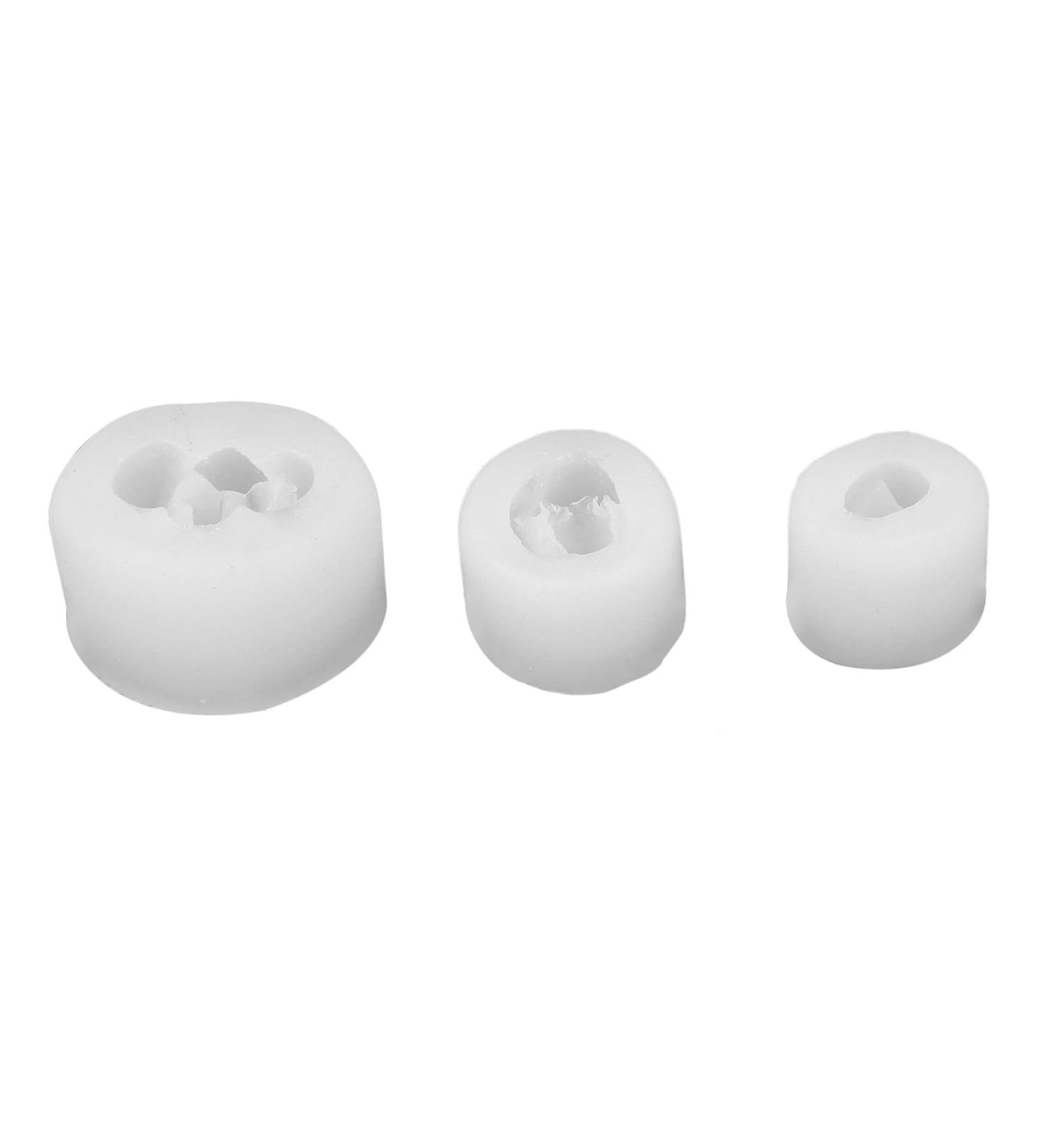 3pcs Silicone Mold Candle Molds Soap Mold Simulation Succulent Plants Molds Aromatherapy Candle Mold Handmade Soap Making Mold Scented Candle Mold Silica Gel Epoxy Abrasives Transparent 4.9X4.5X2.9CM - Buy Online on SooperMarket.com
