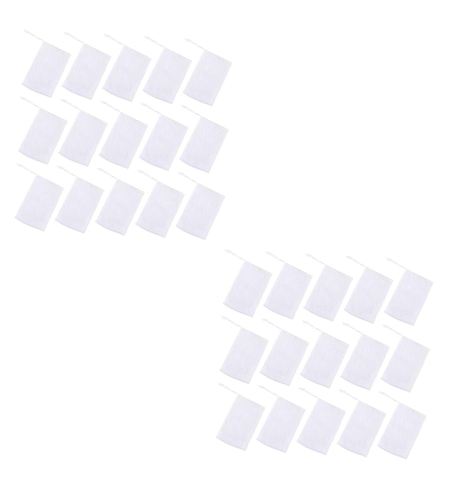 Mikinona 100 Pcs Soap Foam Net Body Bar Soap Exfoliating Soap Pouch Loofah Soap White or - Buy Online on SooperMarket.com