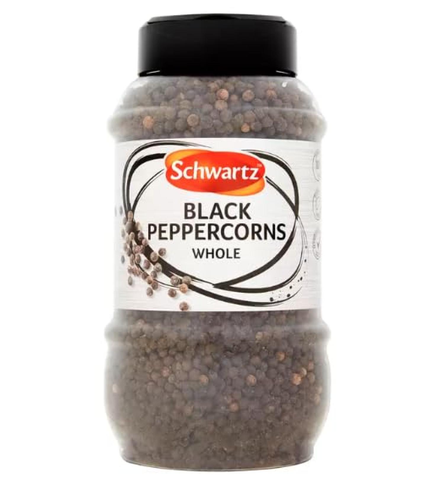 Schwartz Whole Black Peppercorns 460g