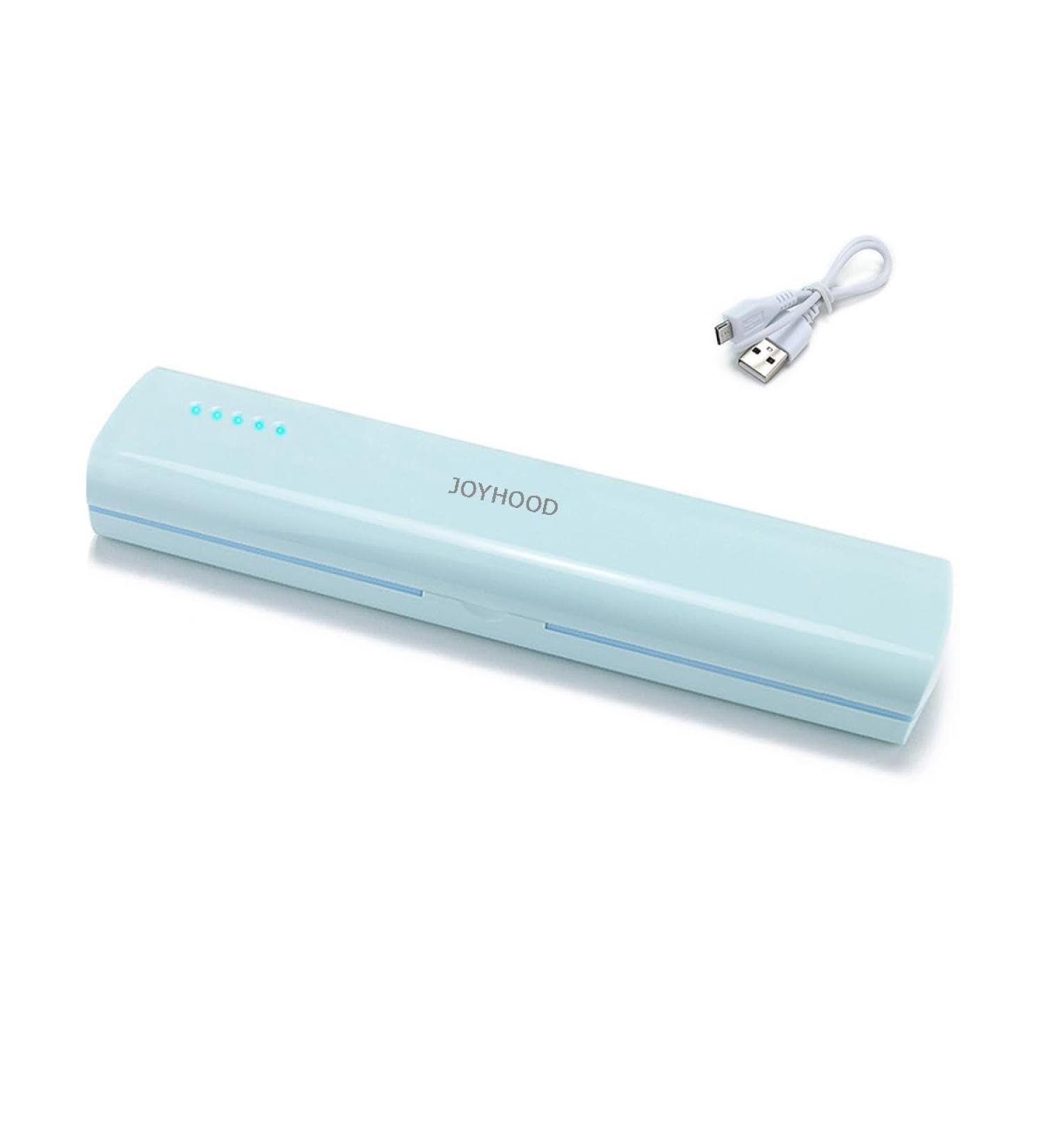 UV-C Portable Intelligent Ultraviolet Toothbrush Disinfection Box Toothbrush Holder USB Charging Type-C Interface Safe and Fast Disinfection Universal Toothbrush (C) - Buy Online on SooperMarket.com