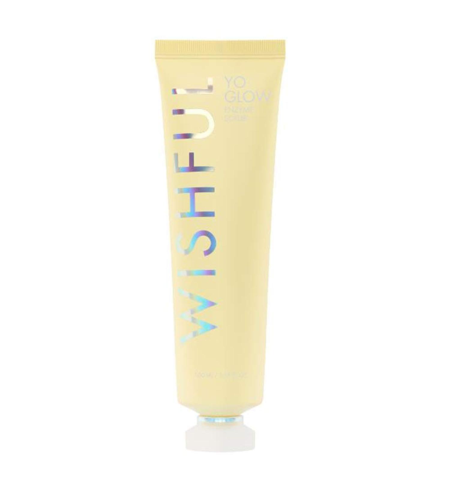 Wishful by Huda Beauty Yo Glow Enzyme Scrub (100ml) - Gentle Exfoliating Skincare for Radiant Skin - Buy Online on SooperMarket.com