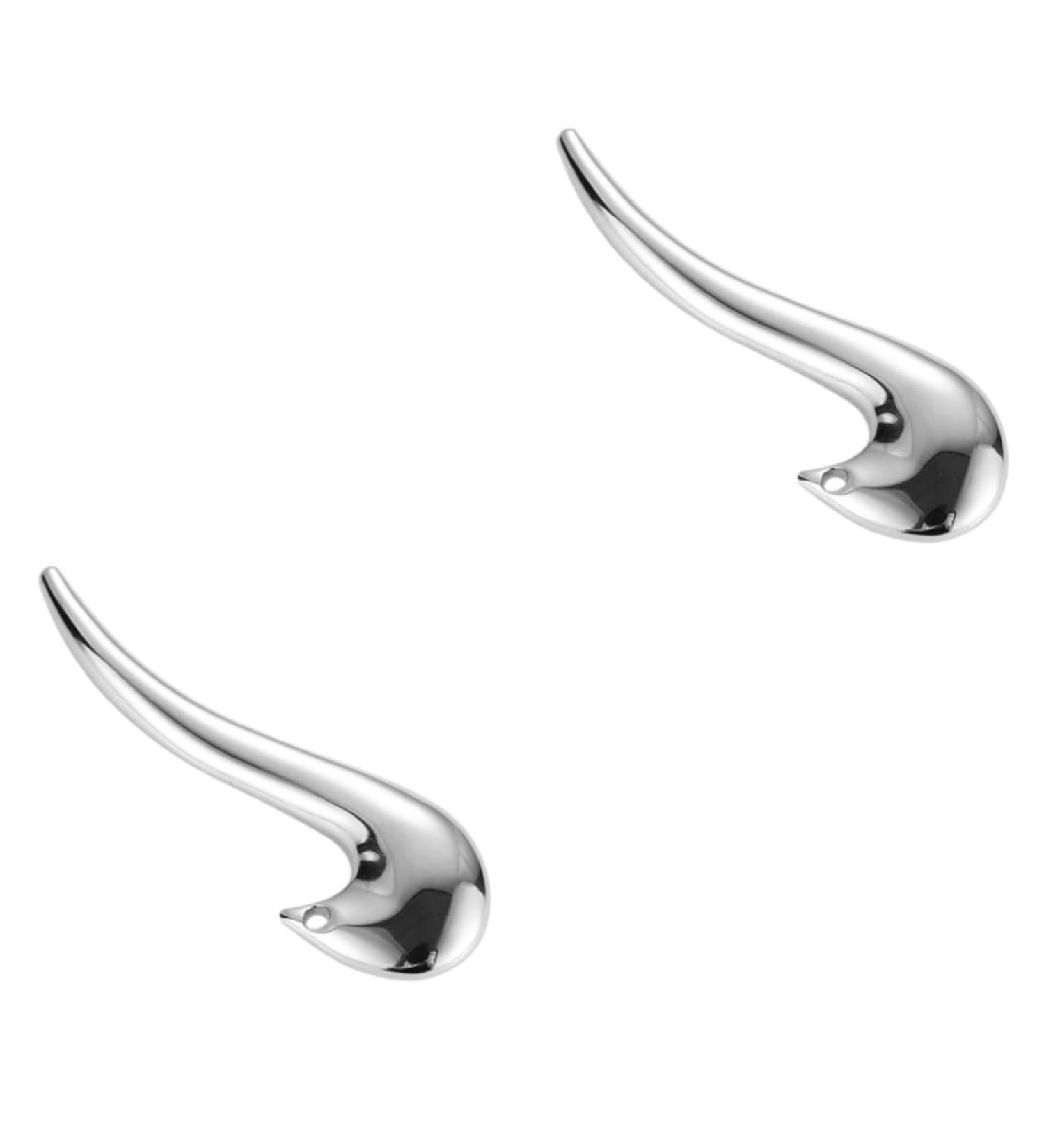 Beavorty 2pcs Metal Acupuncture Stick Eye Massager Tool Facial Massagers for Women Acupoint Massager Eye Scraping Massager Eye and Nose Massager Eye Roller Eyes Scraper Zinc Alloy 10.00X3.20X3.00CMx2pcs Silverx2pcs - Buy Online on SooperMarket.com