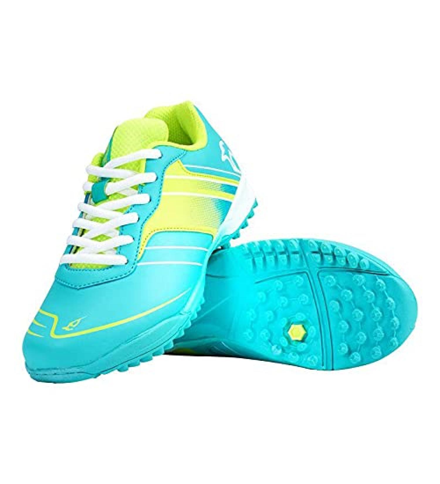 Kookaburra Unisex Youth Neon Mint Hockey Shoes - Mint Yellow - Size 34 | International Shipping Available - Buy Online on SooperMarket.com