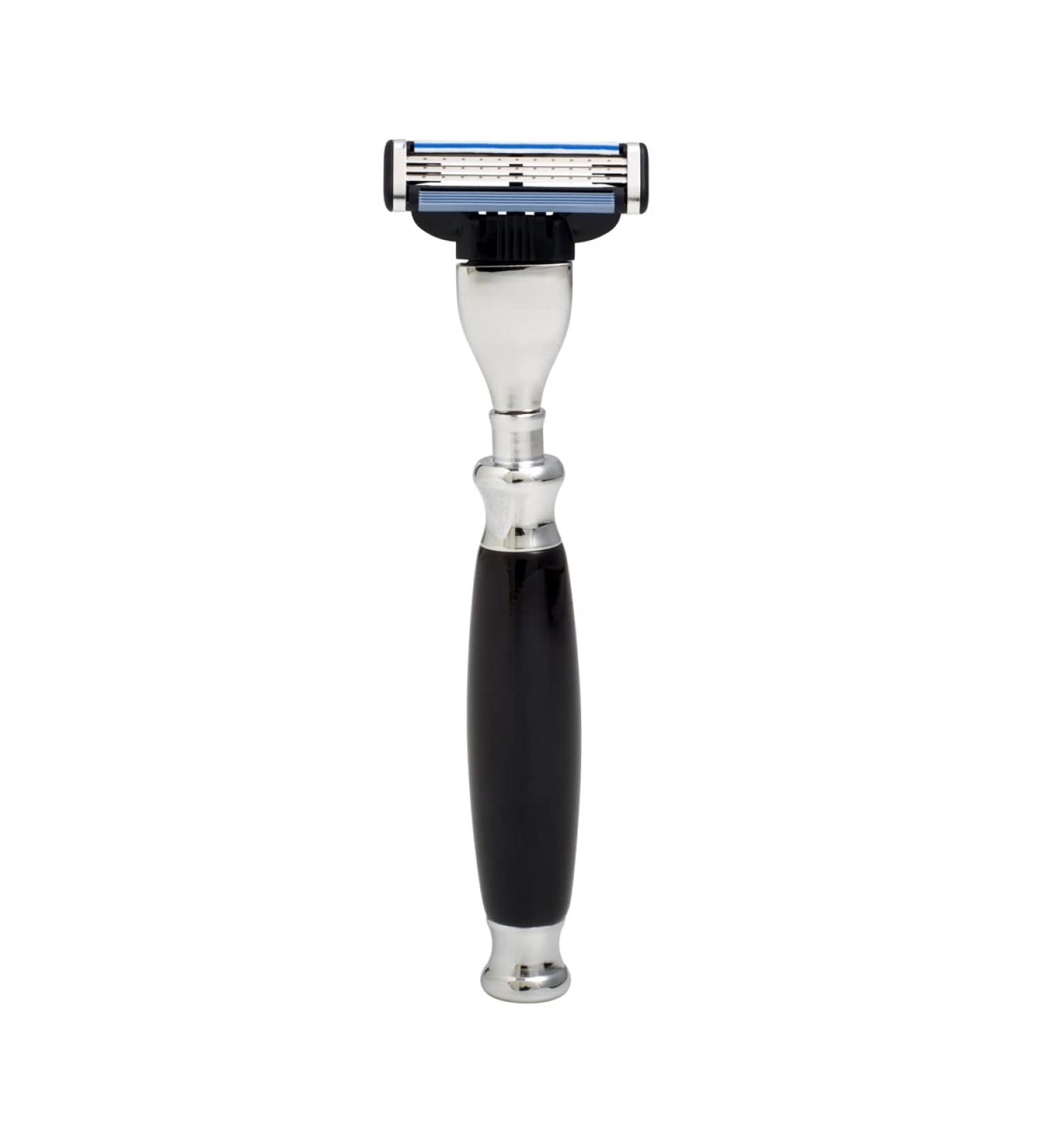 Union Razors SS3RZ Razor with Black Wood Handle - Premium Quality Shaving Solution 1 Count - Perfect for a Smooth Shave - Buy Online on SooperMarket.com