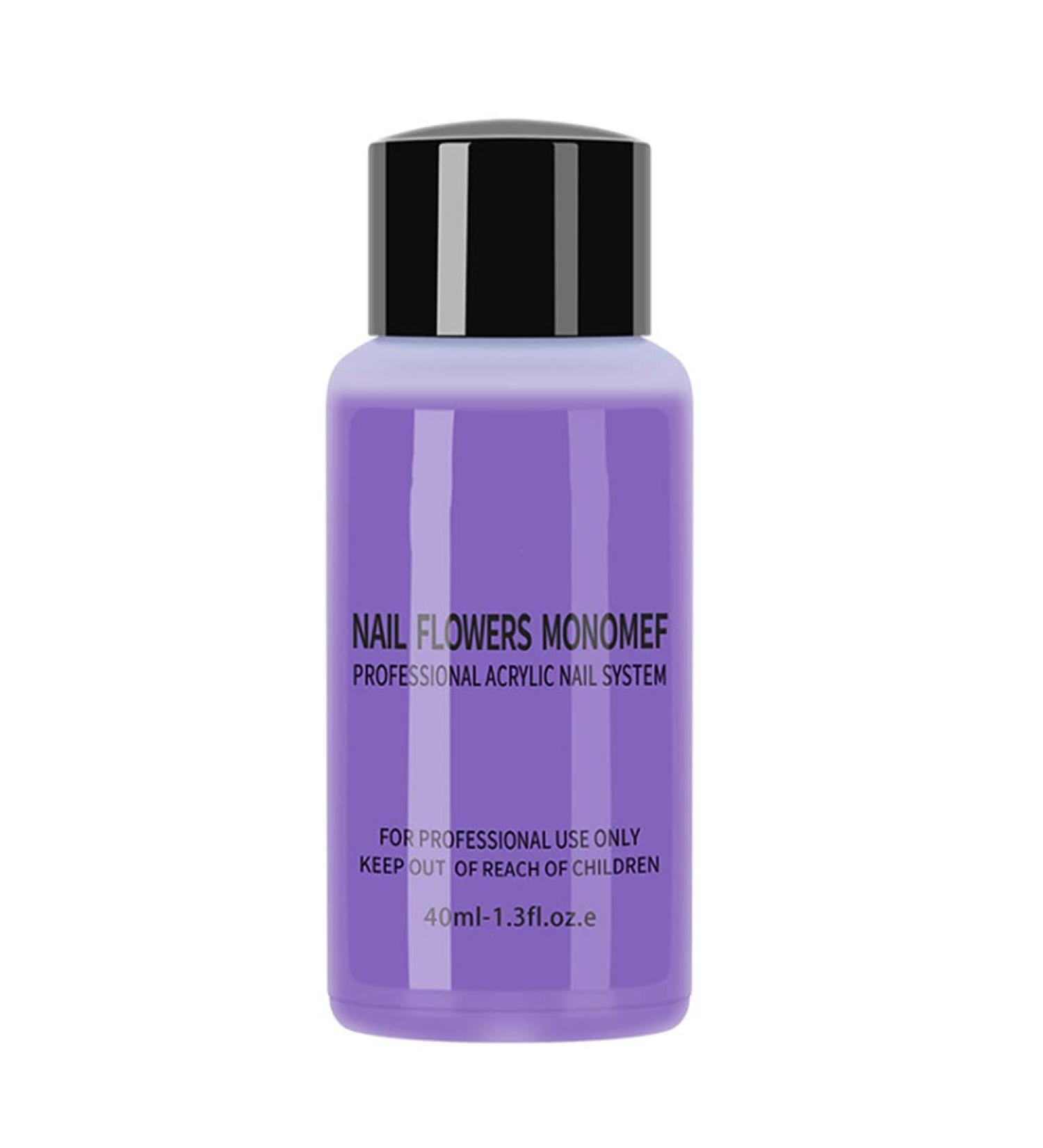 Acrylic Nail Liquid Monomer Professional Acrylic Nail System Nail Monomer Liquid Extension Non-yellowing Manicure Crystal Powder Carving Fluid 40ml - Buy Online on SooperMarket.com