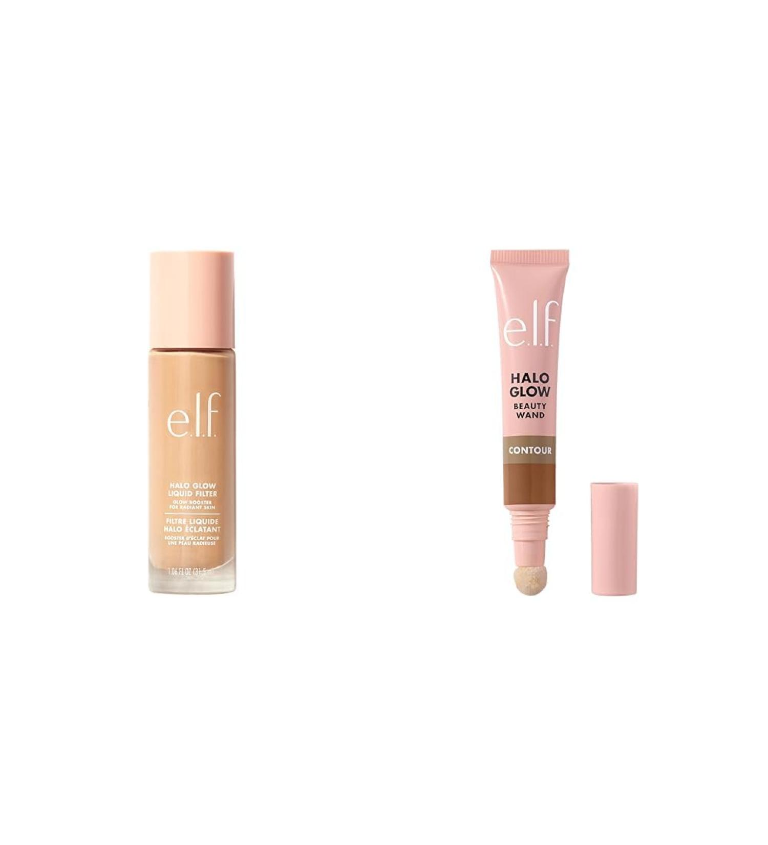 e.l.f. Halo Glow Liquid Filter + Halo Glow Contour Beauty Wand (Liquid Contour Wand) Bundle - Buy Online on SooperMarket.com
