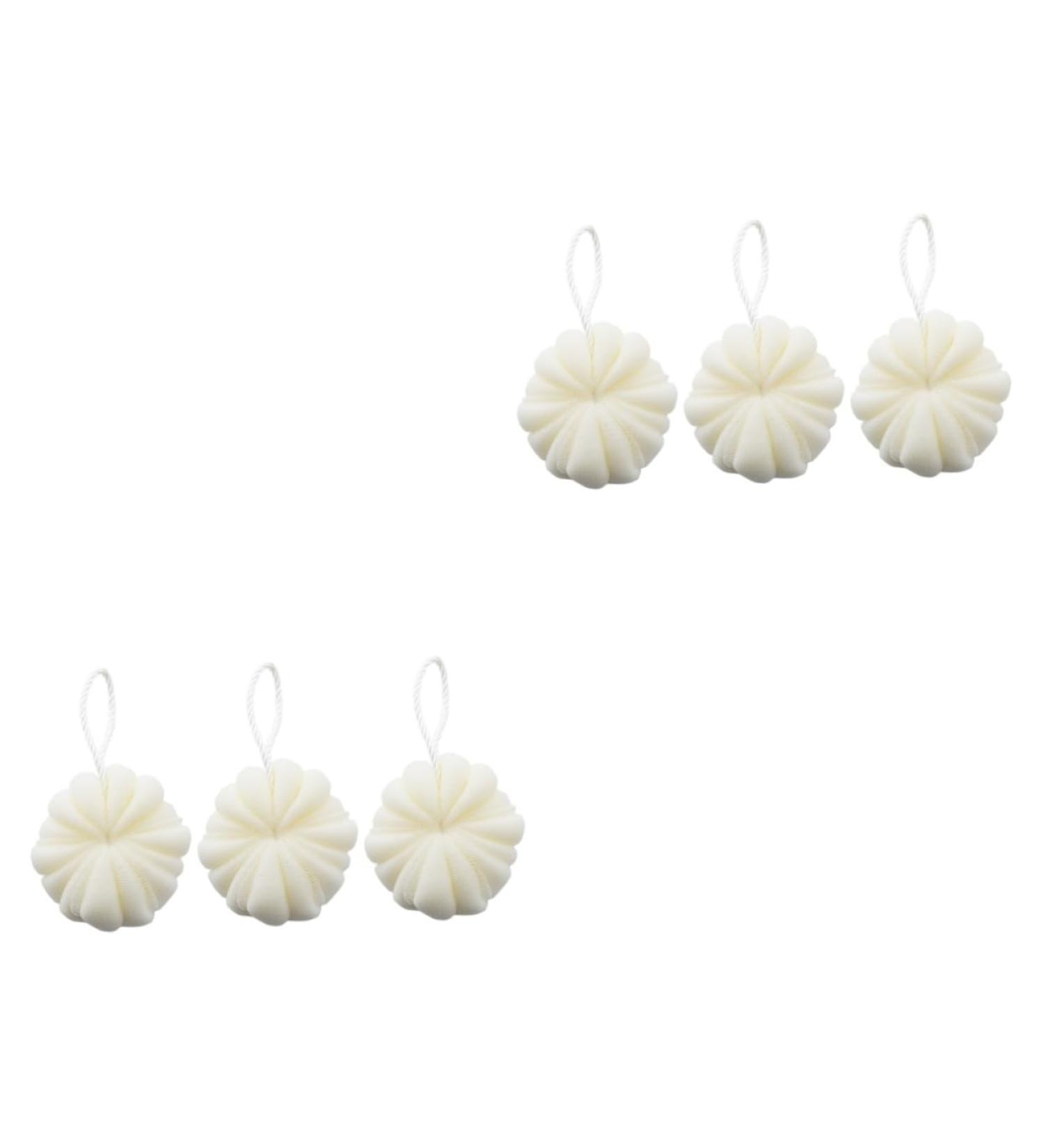 NOLITOY 6 Pcs Bath Balls - Soft Shower Balls for Relaxing Bath Experience | International Shipping Available - Buy Online on SooperMarket.com