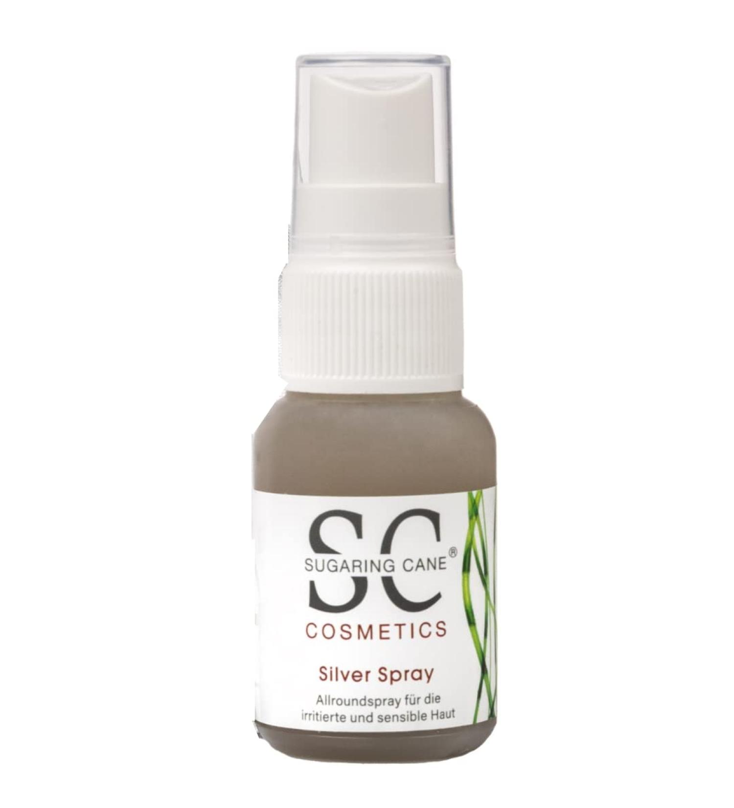 Micro-silver Face and body spray for sensitive skin nourishing in skin irritation silver ions for bacteria & germs soothing tonic after hair removal (Silver spray 30ml) 30 ml (1 Pack)