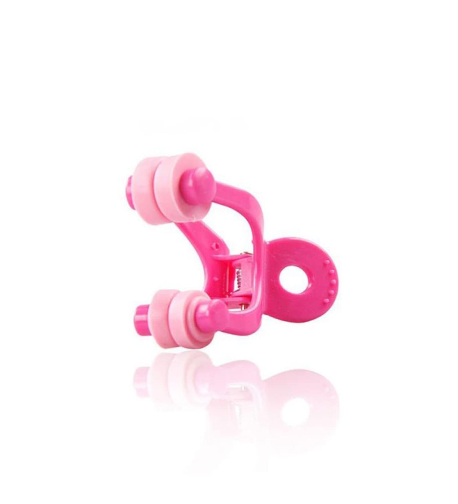 Angoily Nose Straightening Clip & Slimming Tool | Double-Effect Nose Shaping & Blow Dryer Stand | Cow Ears Headband - Pink - Buy Online on SooperMarket.com