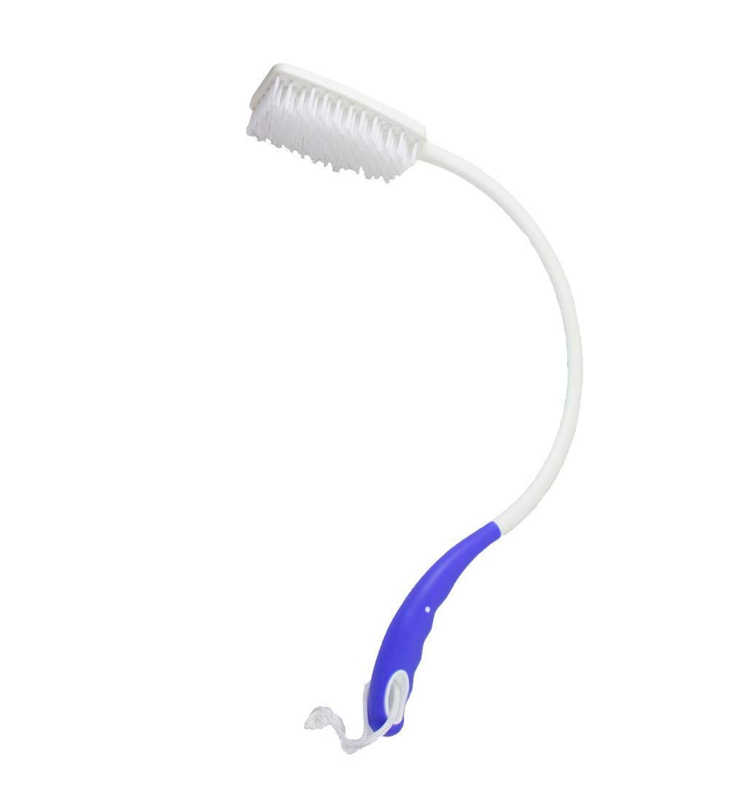 Buy Mobiclinic Curved Back Brush - White-Blue | Best International Shipping & Quality Care - Buy Online on SooperMarket.com